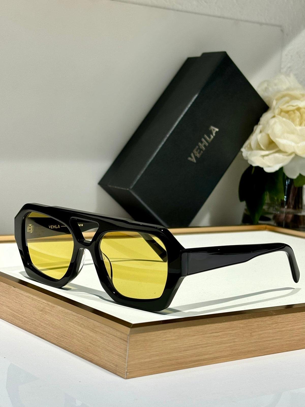 Vhl Siyah Çerçeve Sarı Cam