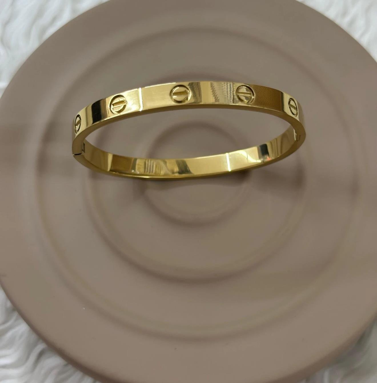 Vida Detaylı Çelik Bilezik