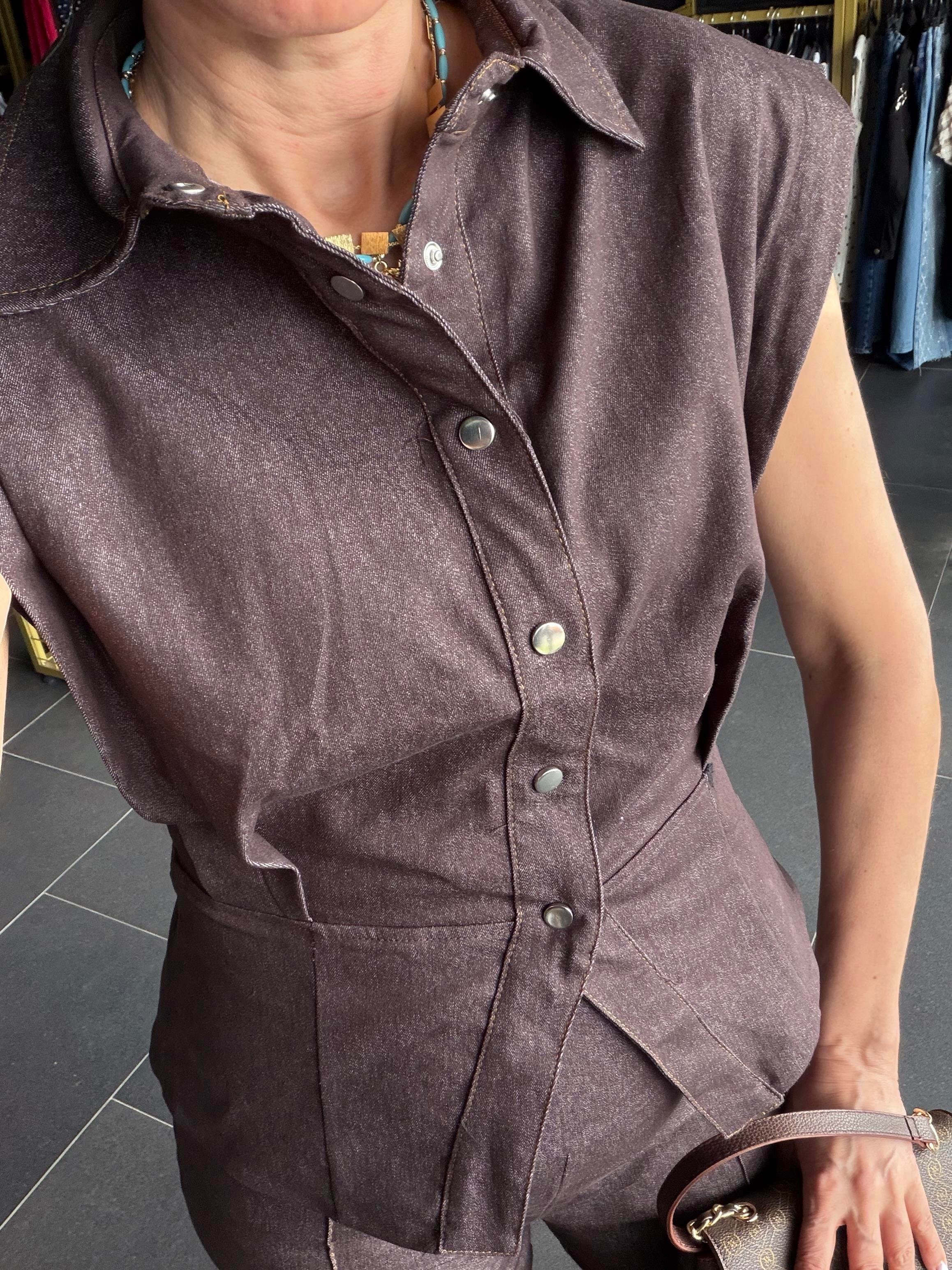 Work Minik Vatkalı Yelek Pantolon Takım