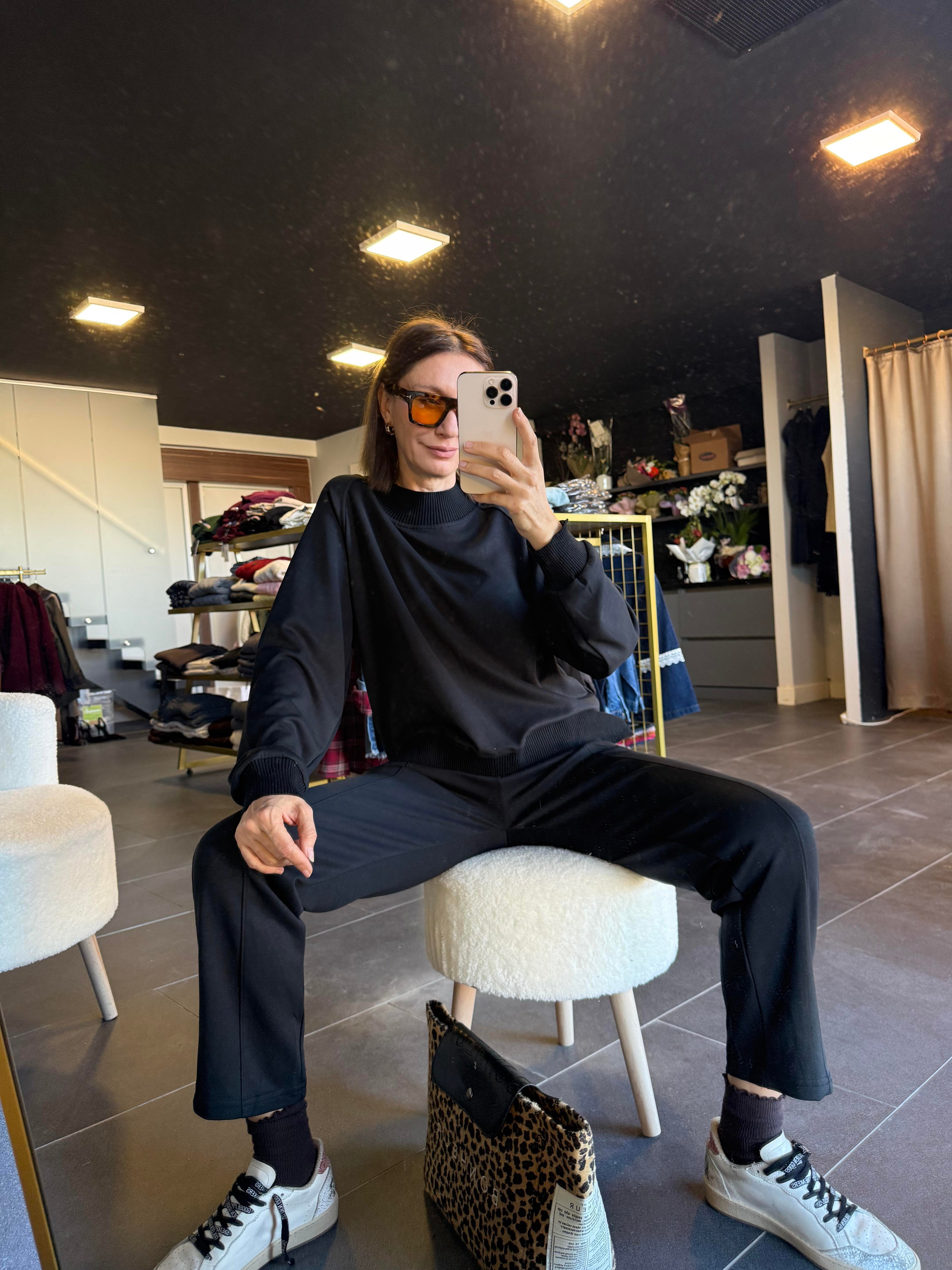 Work Modal Antrasit Alt Üst Premium Takım