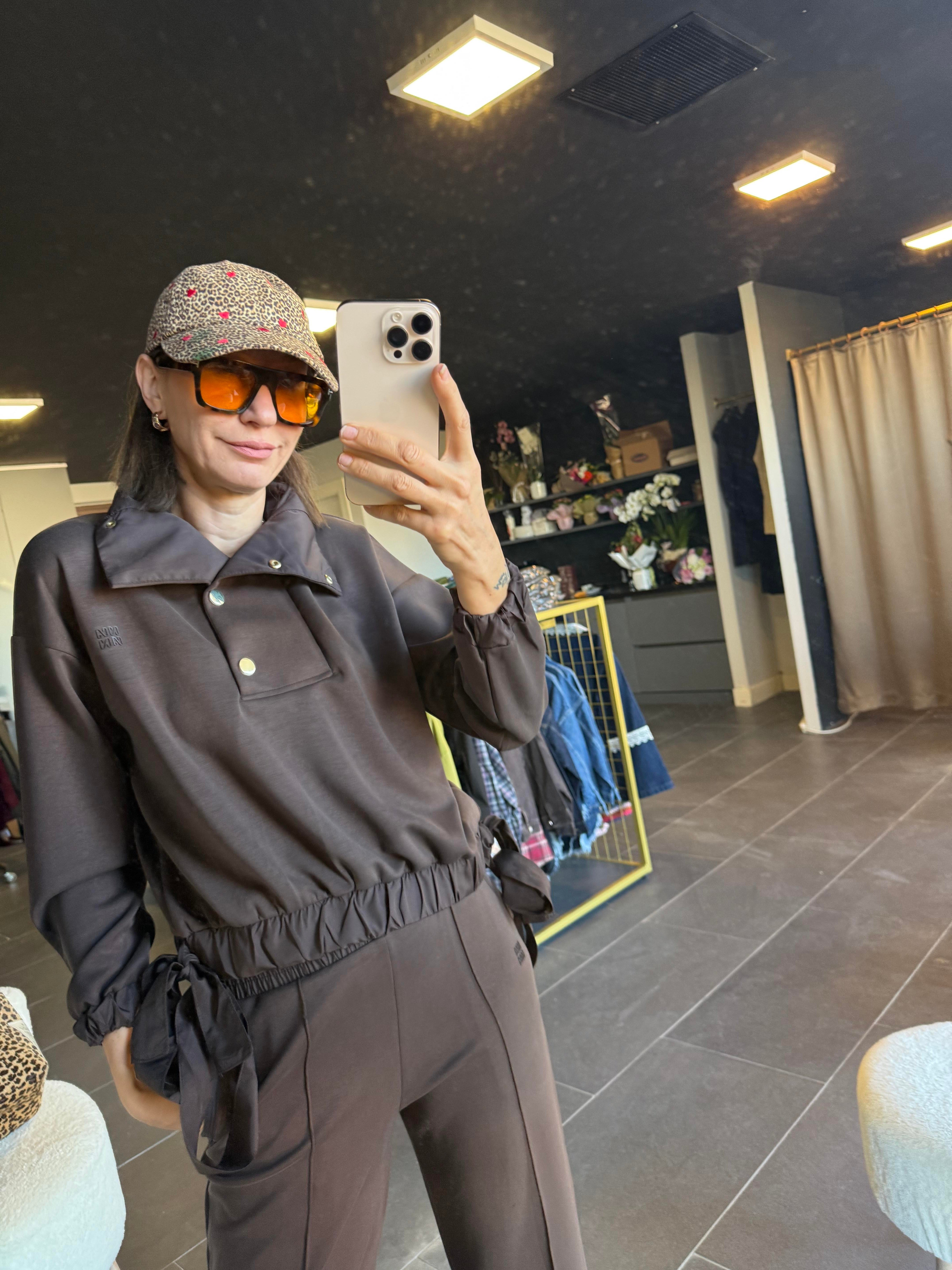 Work Modal Çıtçıt Detaylı Alt Üst Premium Takım