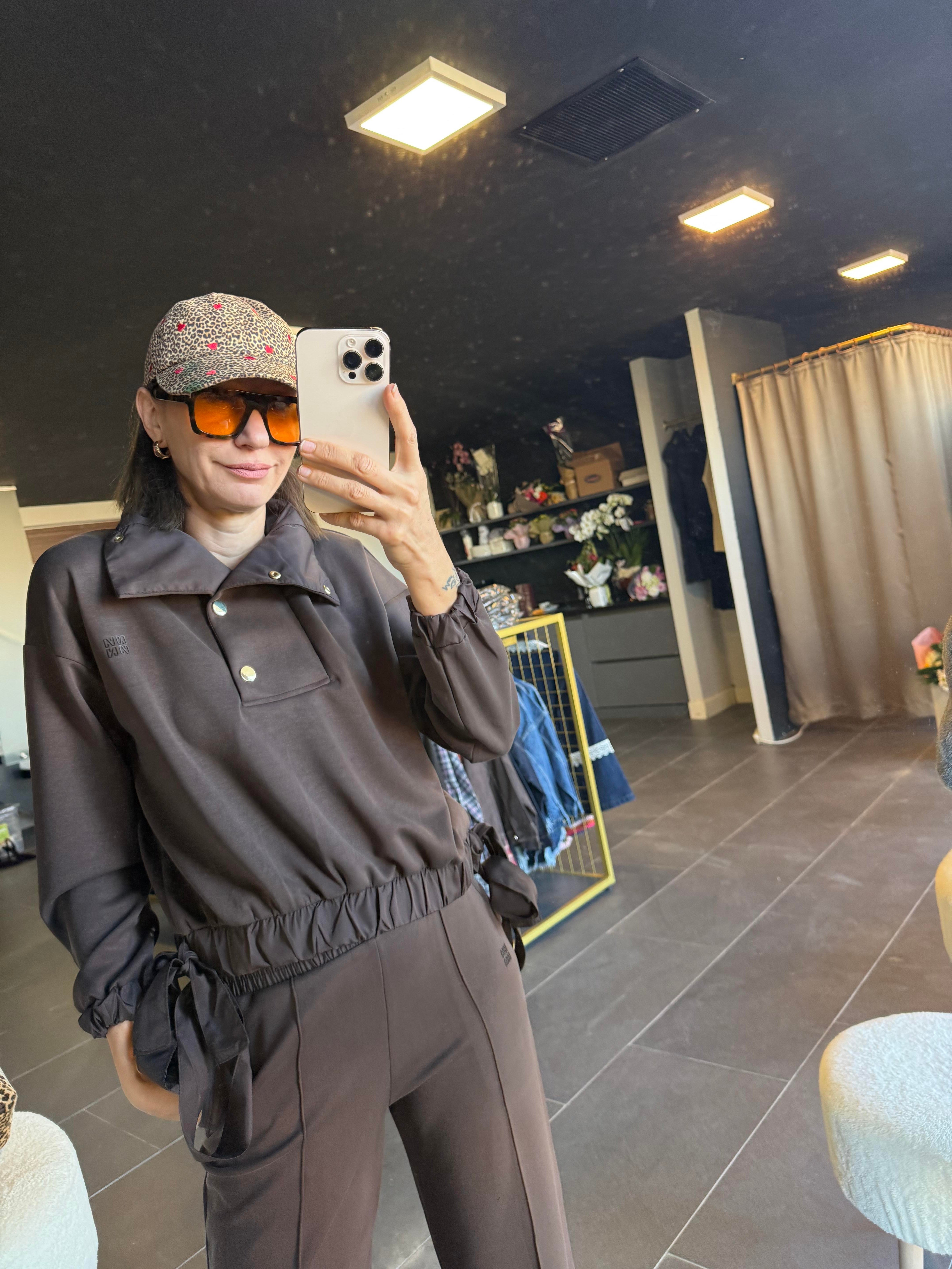 Work Modal Çıtçıt Detaylı Alt Üst Premium Takım