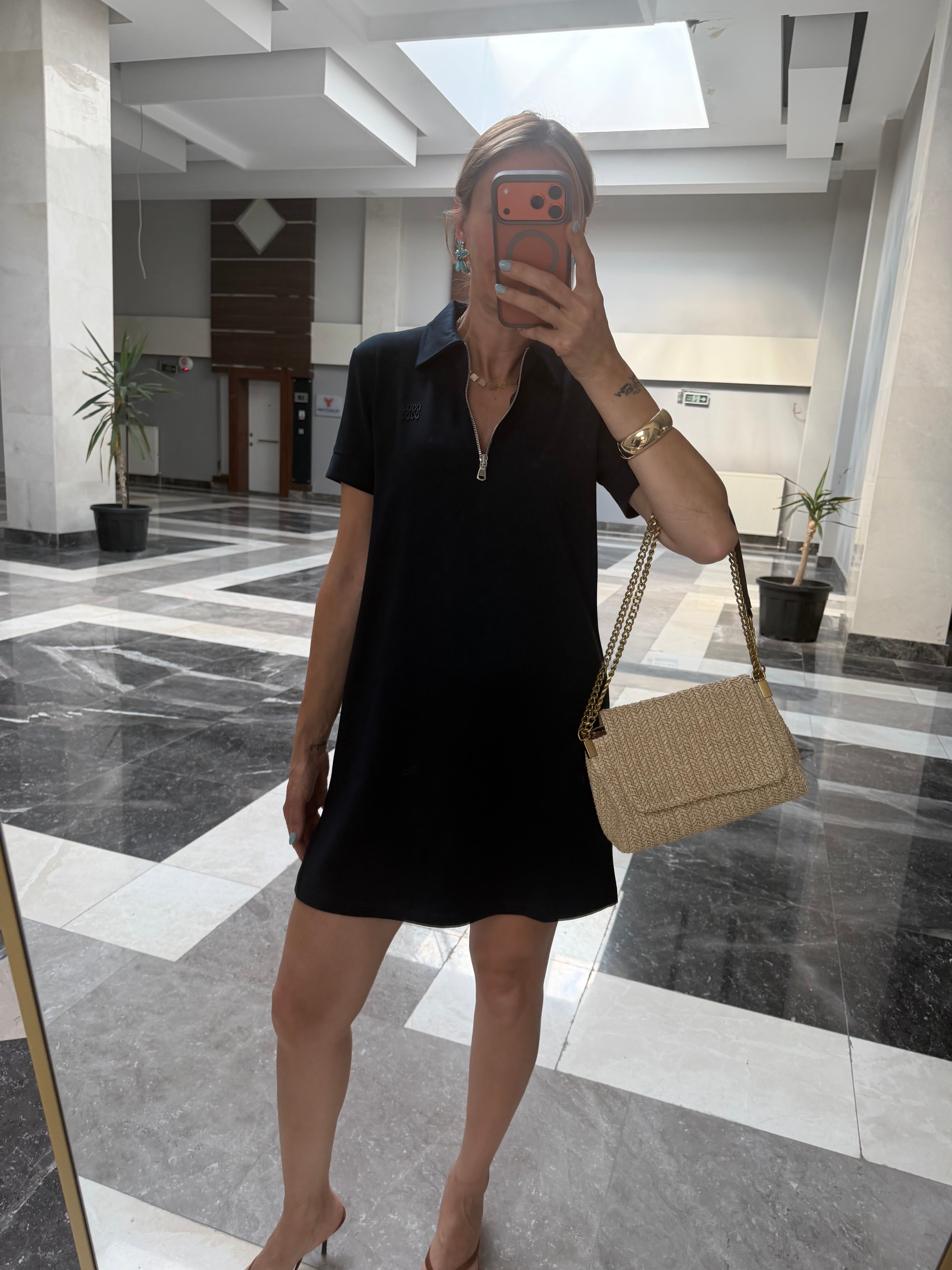 Work Modal Lacivert Elbise
