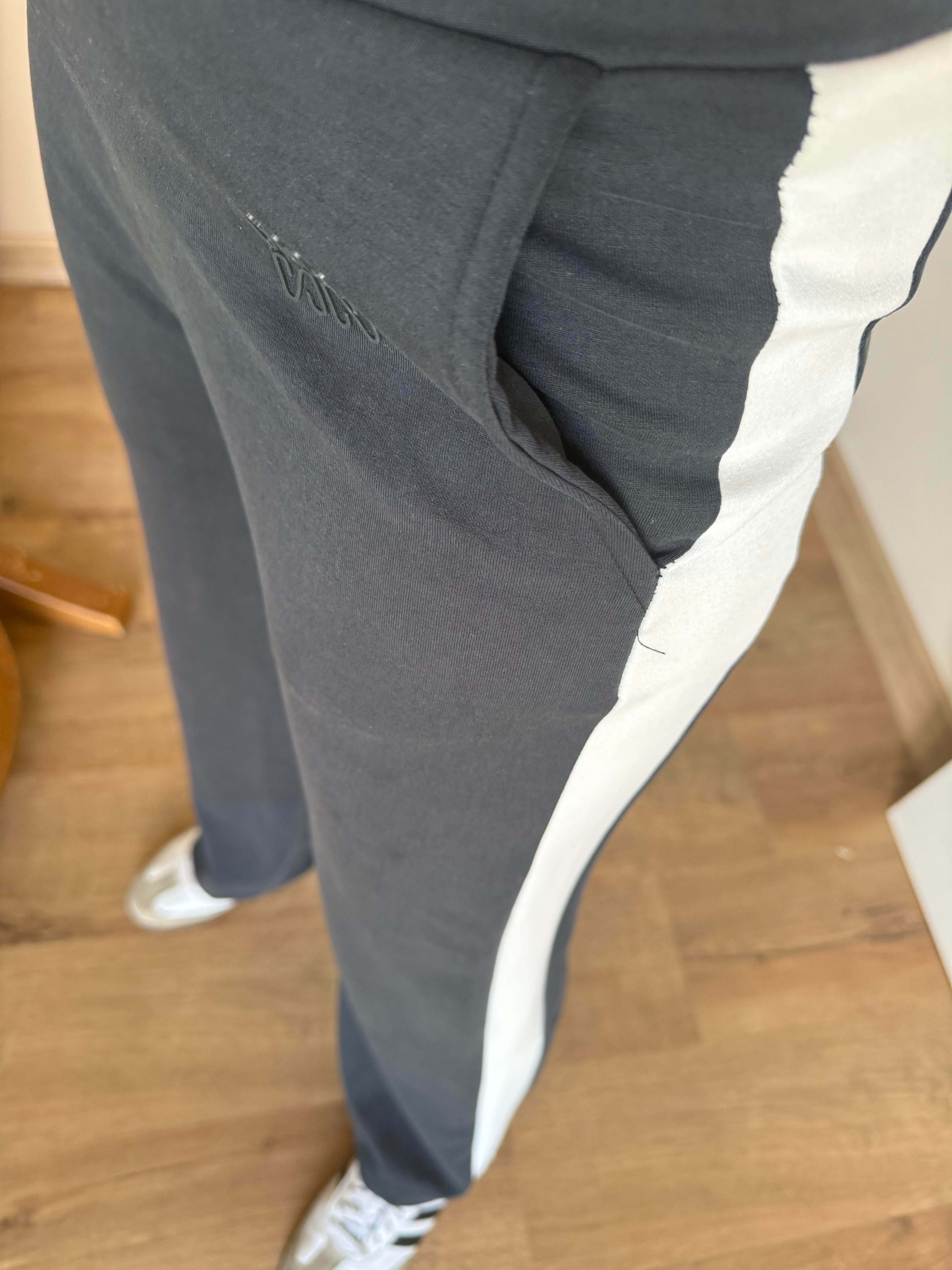 Work Modal Şeritli Pantolon