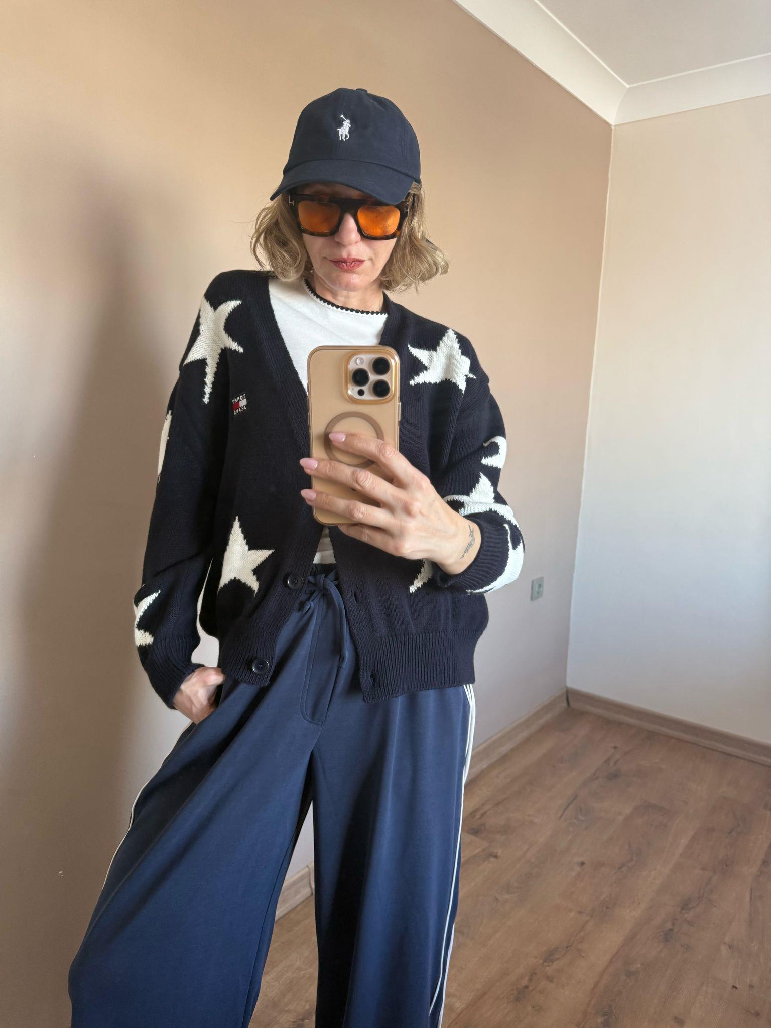 Yıldız Desenli Hırka