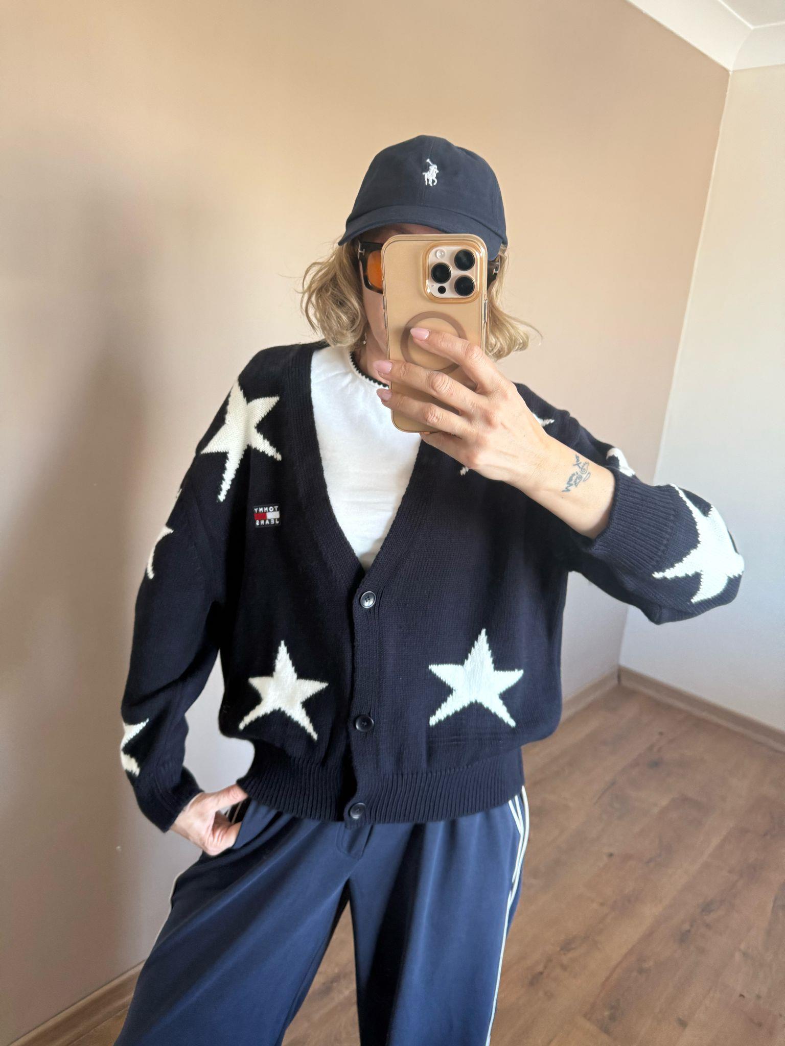 Yıldız Desenli Hırka