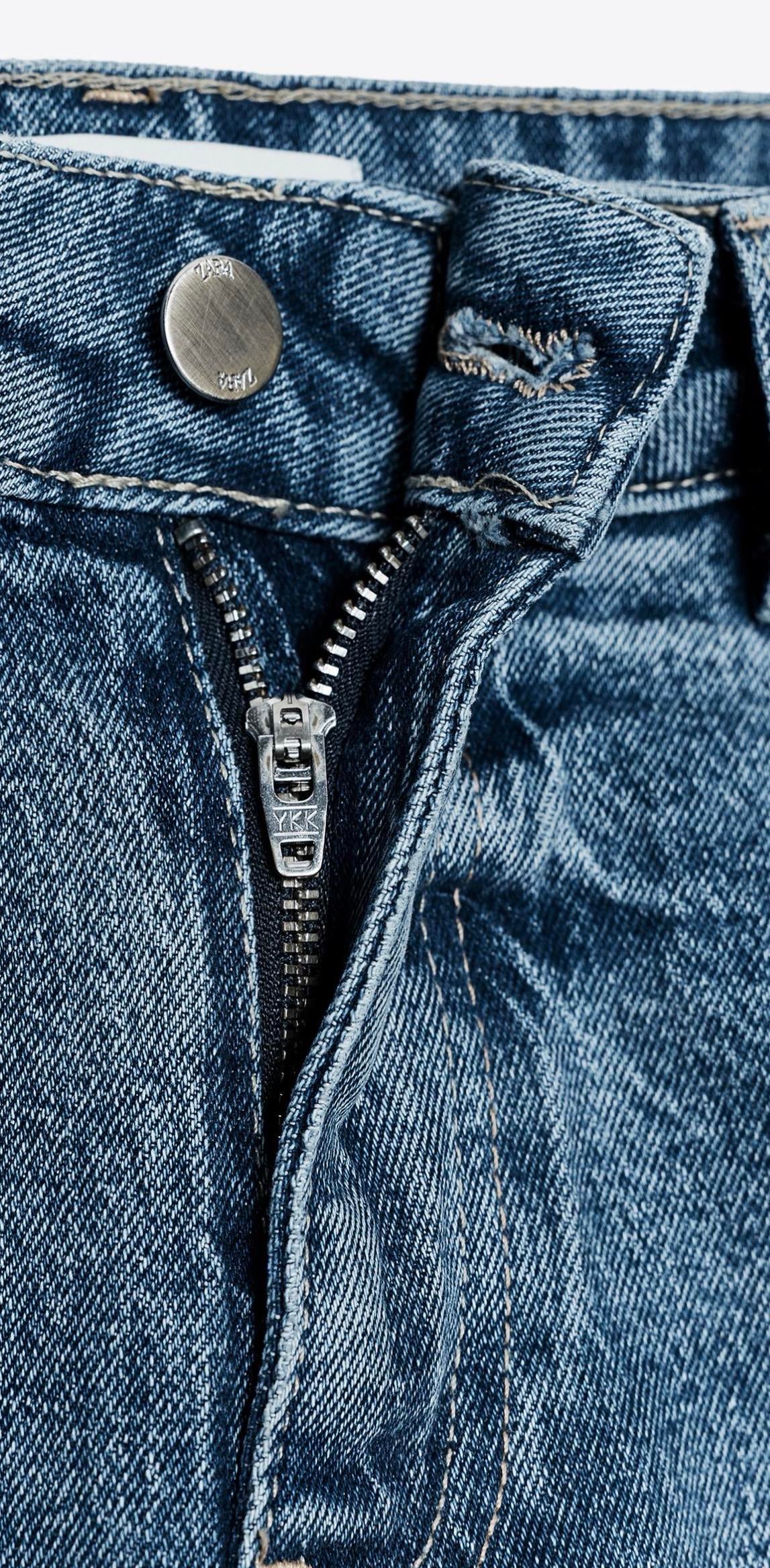 Yüksek Bel Culotte Jean