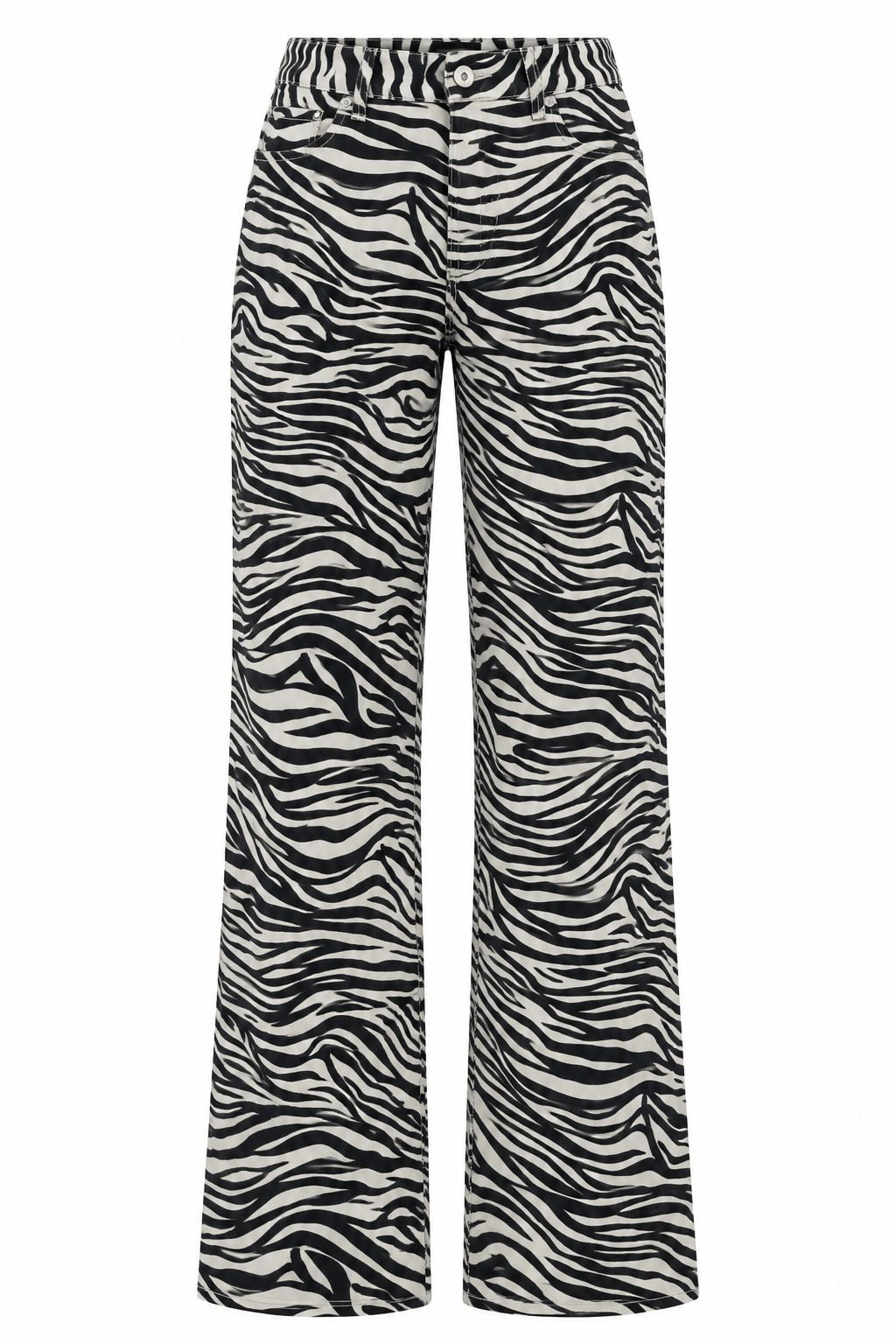 Zebra Yüksek Bel Jean