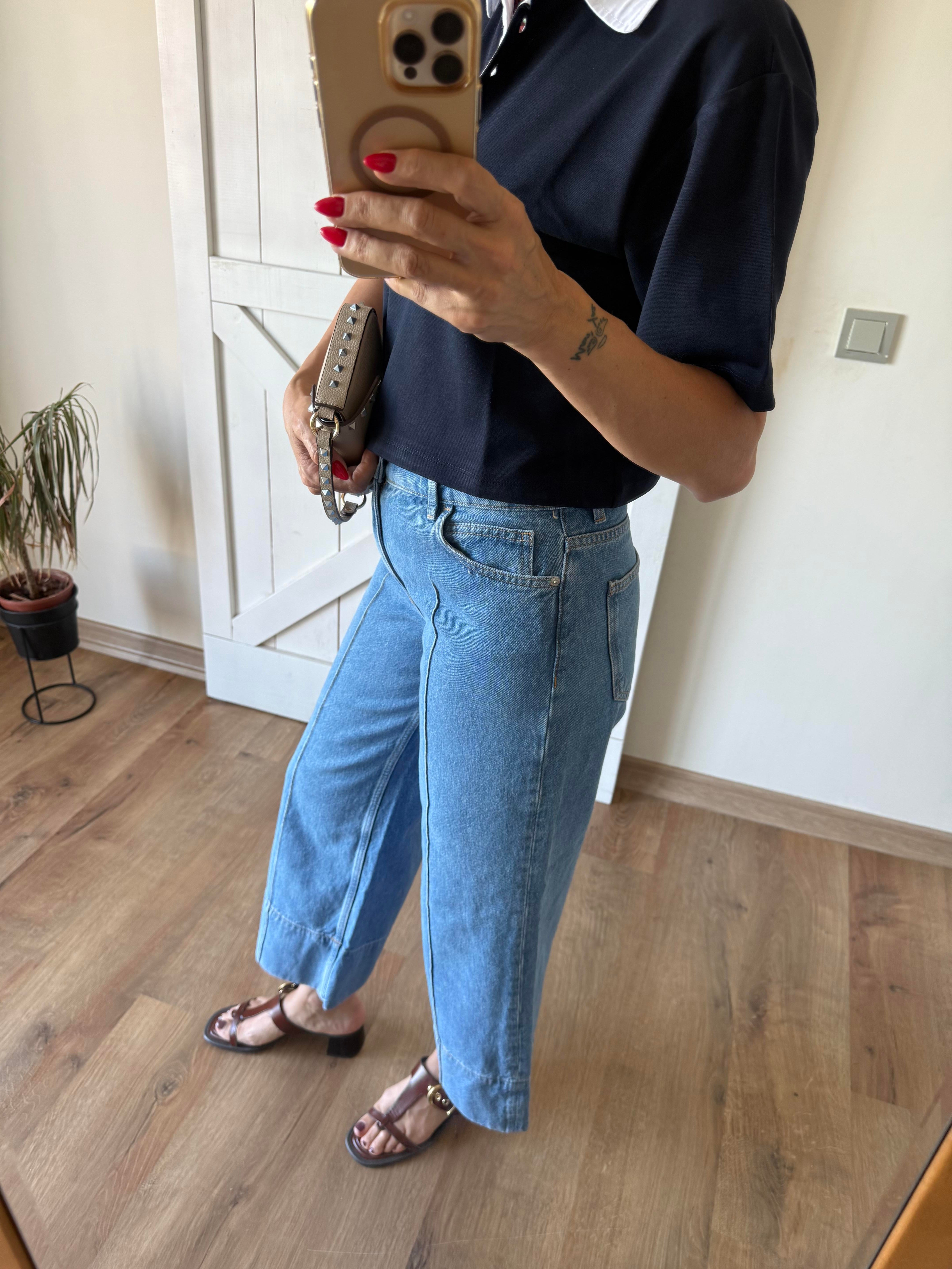 Zr Açık Mavi Dikişli Jean