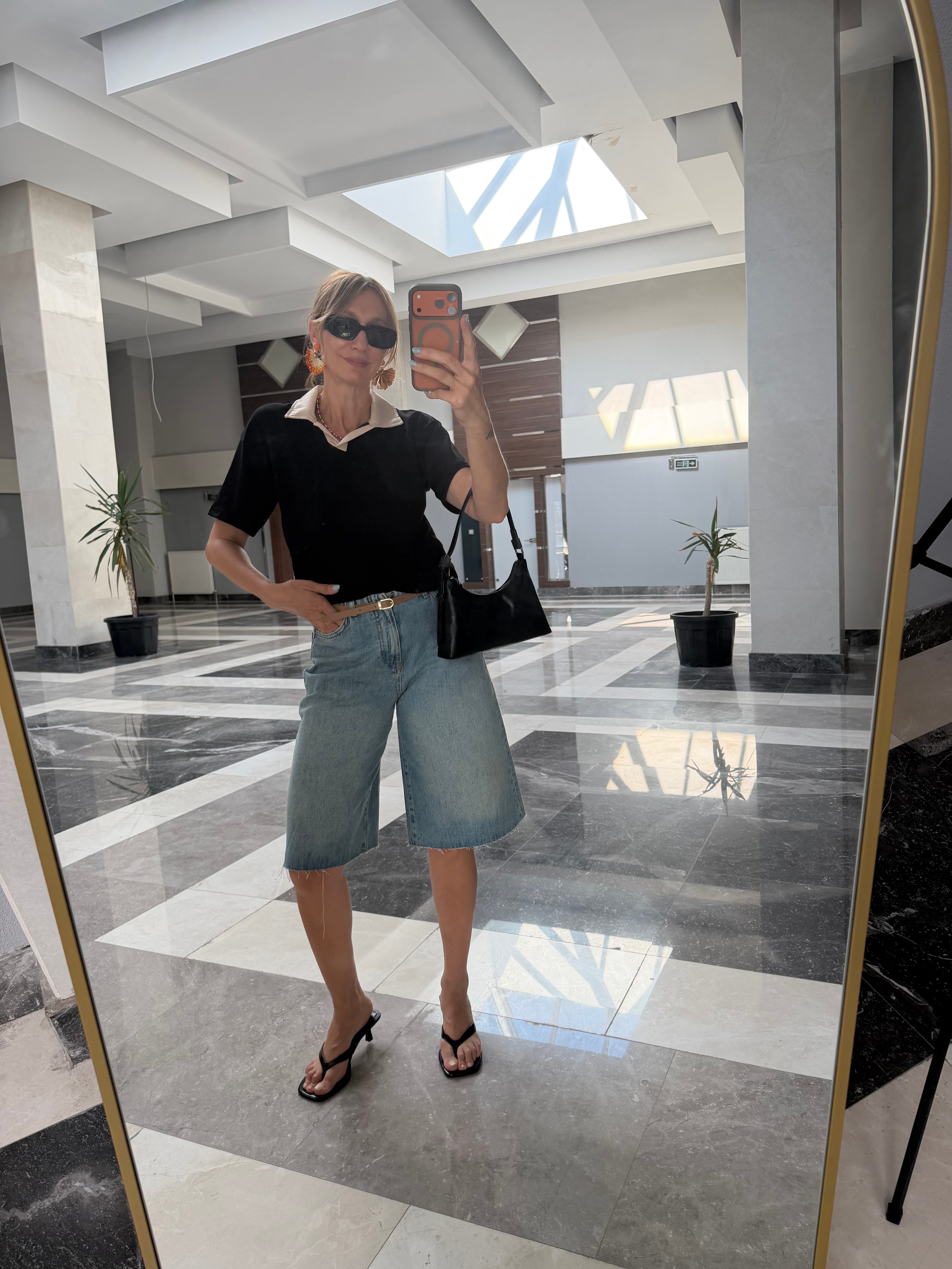 Zr Bermuda Denim Şort