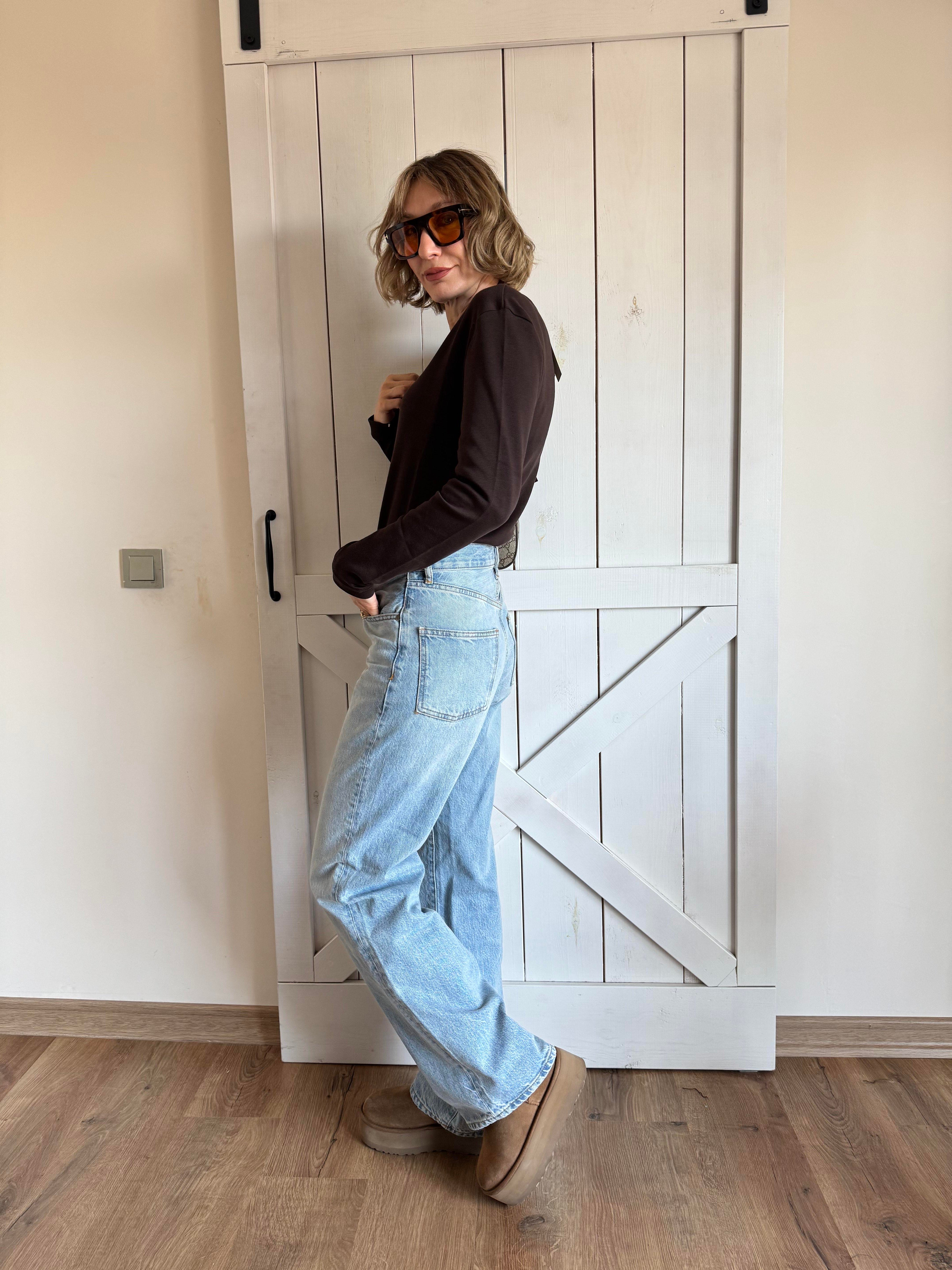 Zr Buz Mavi Palazzo Jean