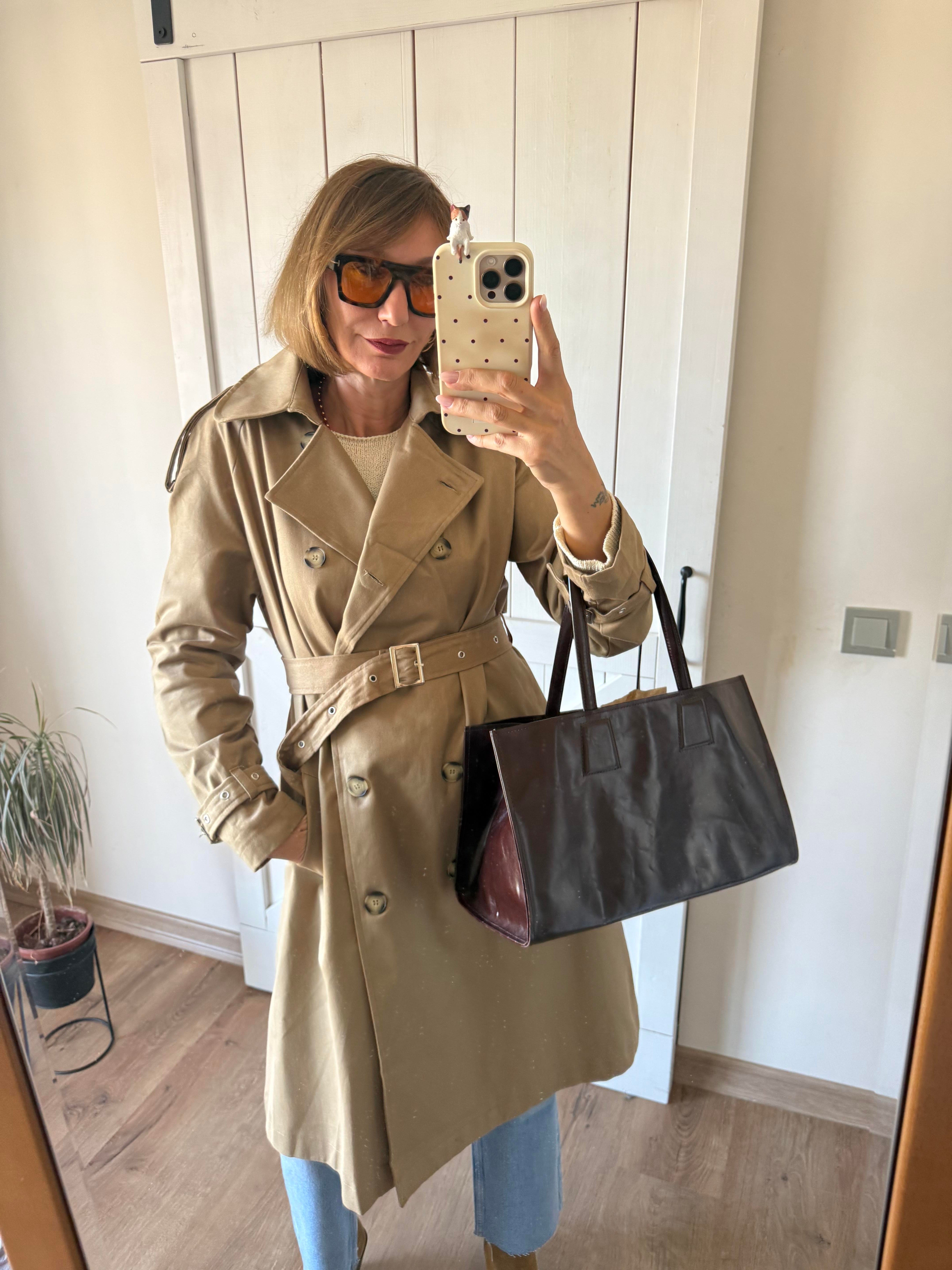 Zr Gabardin Kumaş Bej Trençkot