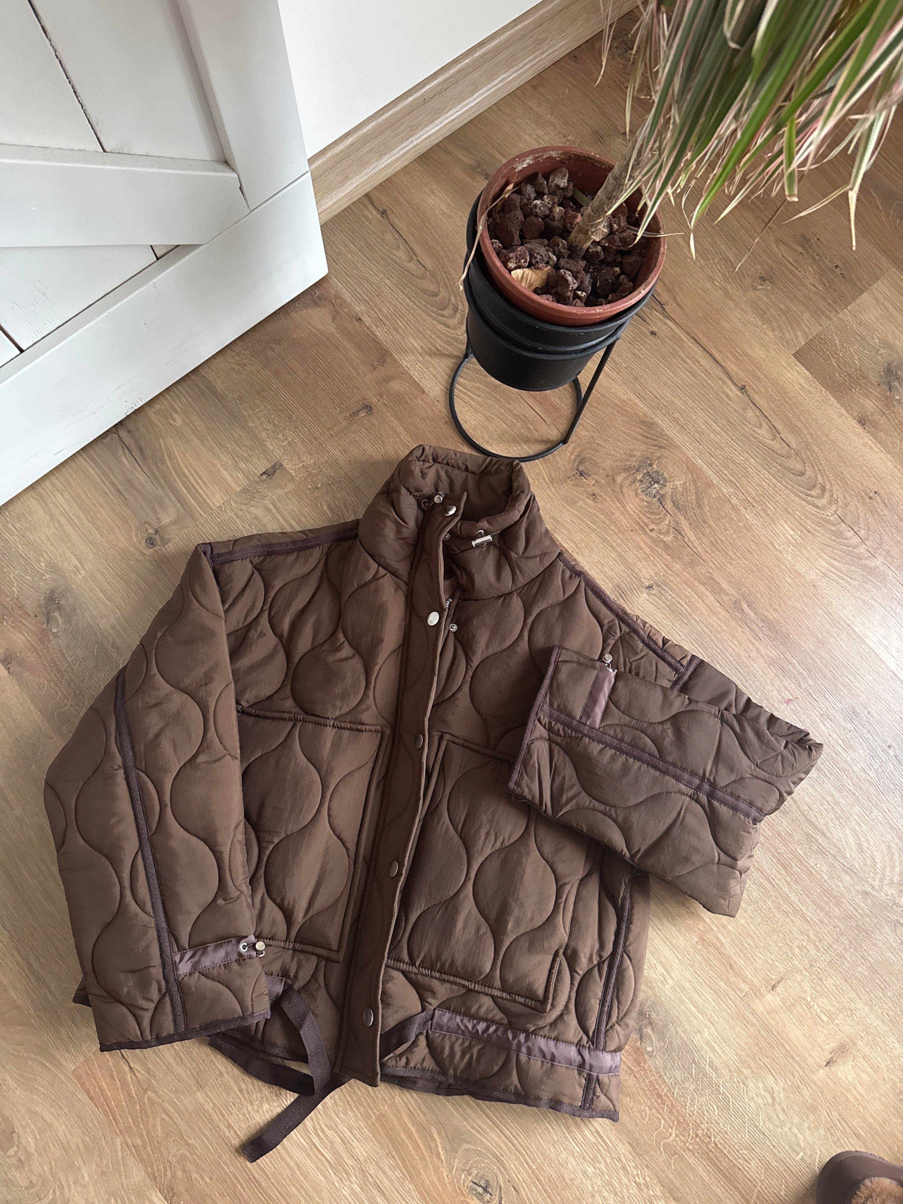 Zr Model Acı Kahve Kapitone Mont