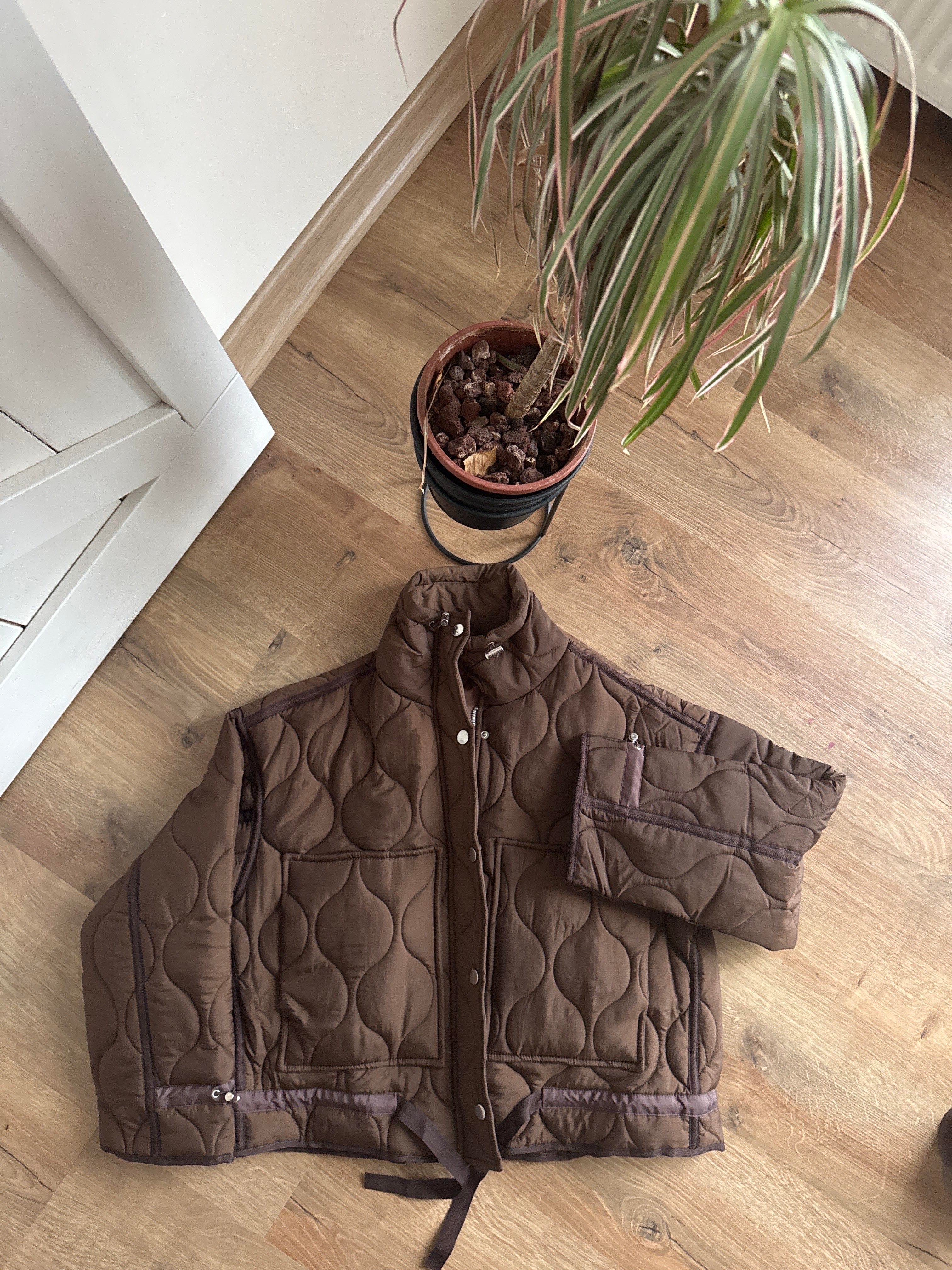 Zr Model Acı Kahve Kapitone Mont