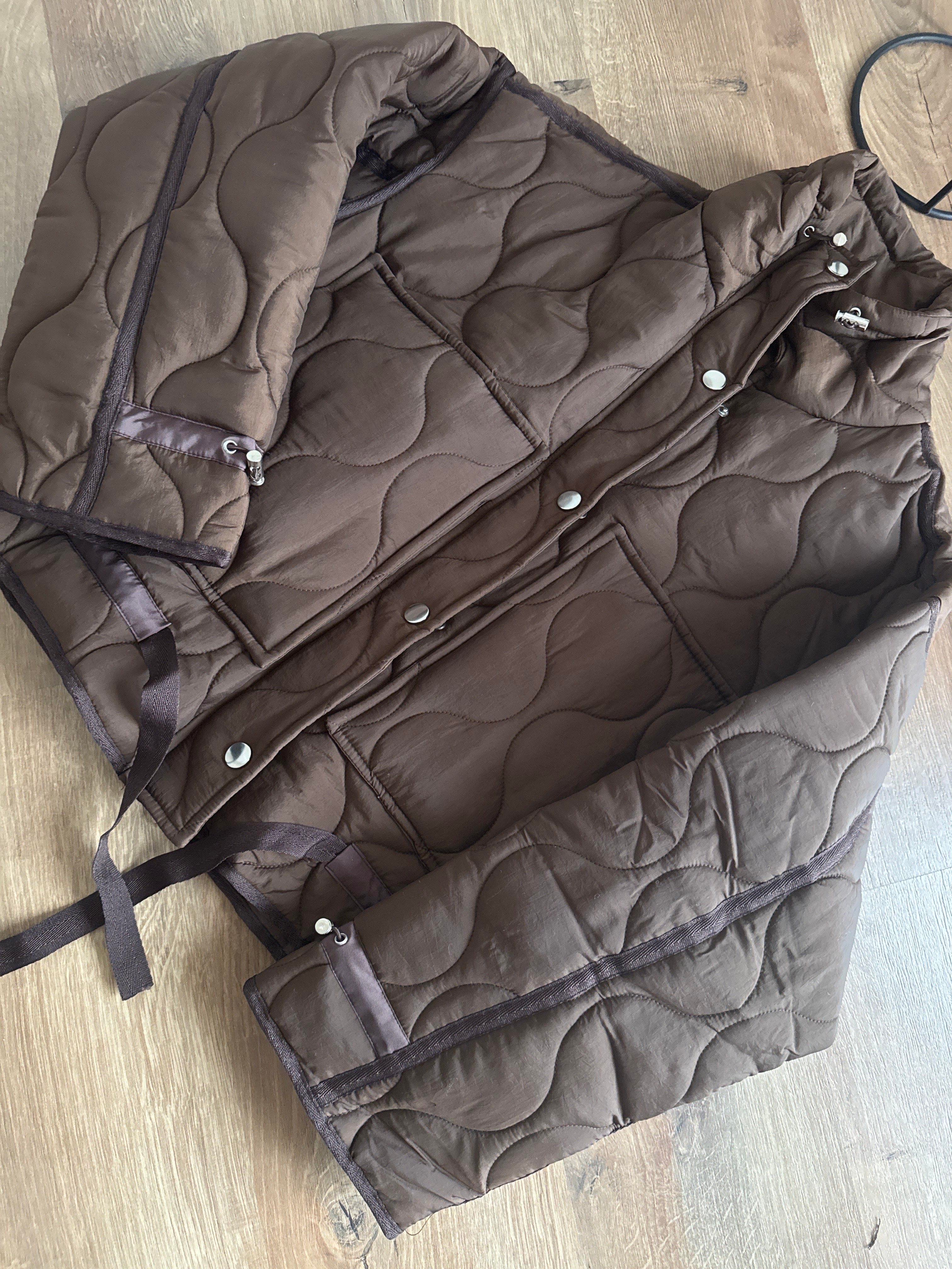 Zr Model Acı Kahve Kapitone Mont