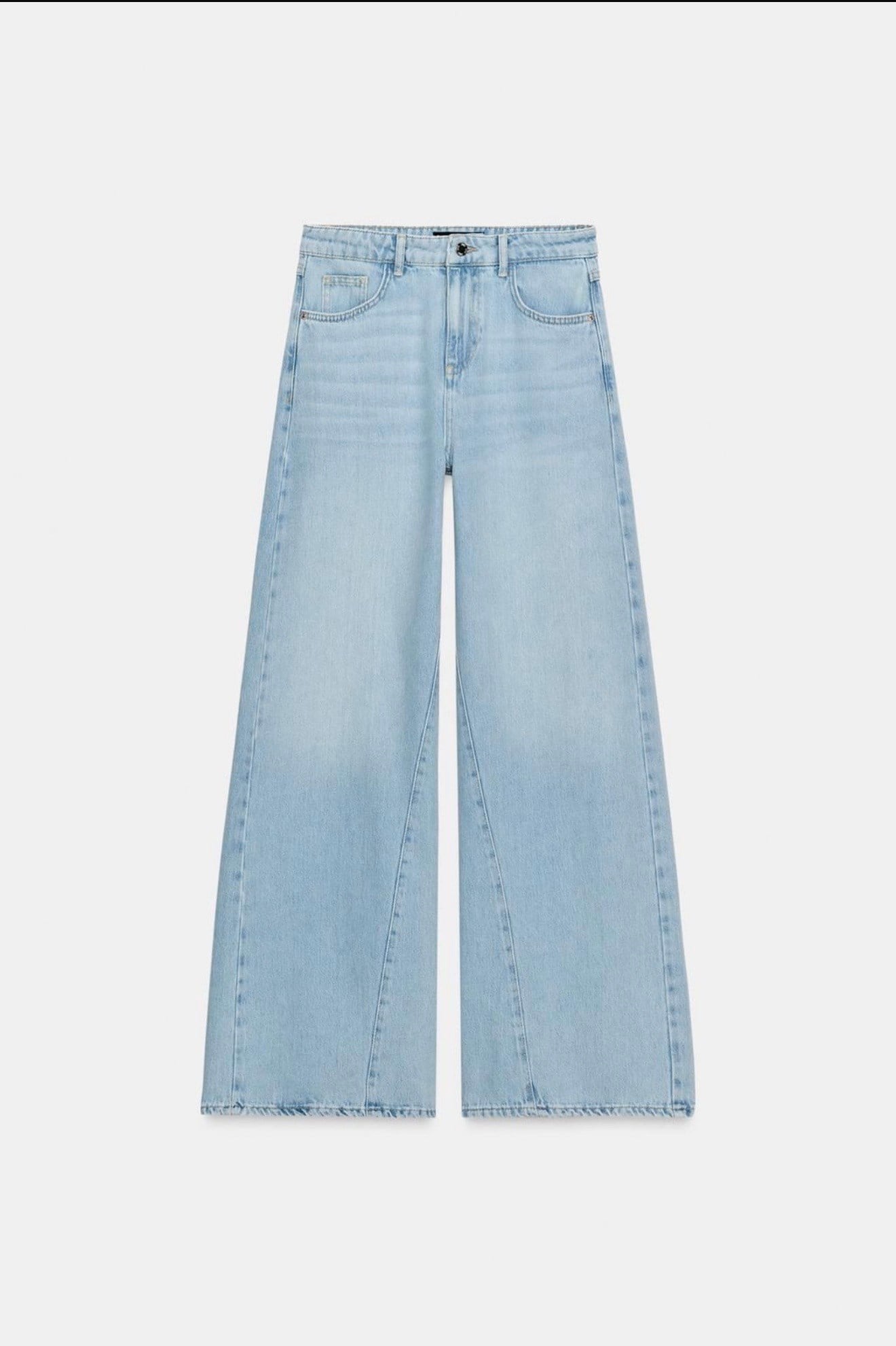 Zr Yüksek Bel Dikiş Detaylı Jean