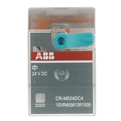 ABB 1SVR405613R1000 - CR-M024DC4 24VDC 6A 14 PİNLİ MİNYATÜR RÖLE 4NA/NK 