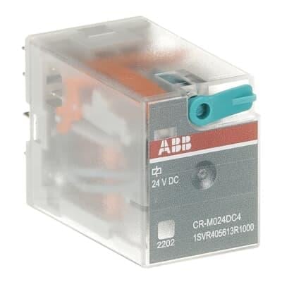 ABB 1SVR405613R1000 - CR-M024DC4 24VDC 6A 14 PİNLİ MİNYATÜR RÖLE 4NA/NK 