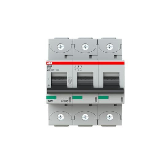 ABB 2CCS813001R0824 - Otomatik Sigorta,  C  3 X100A,      10Ka  S803B