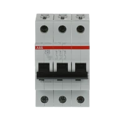ABB 2CDS253001R0404 - Otomatik Sigorta, C 3 X 40A, 6 Ka S203