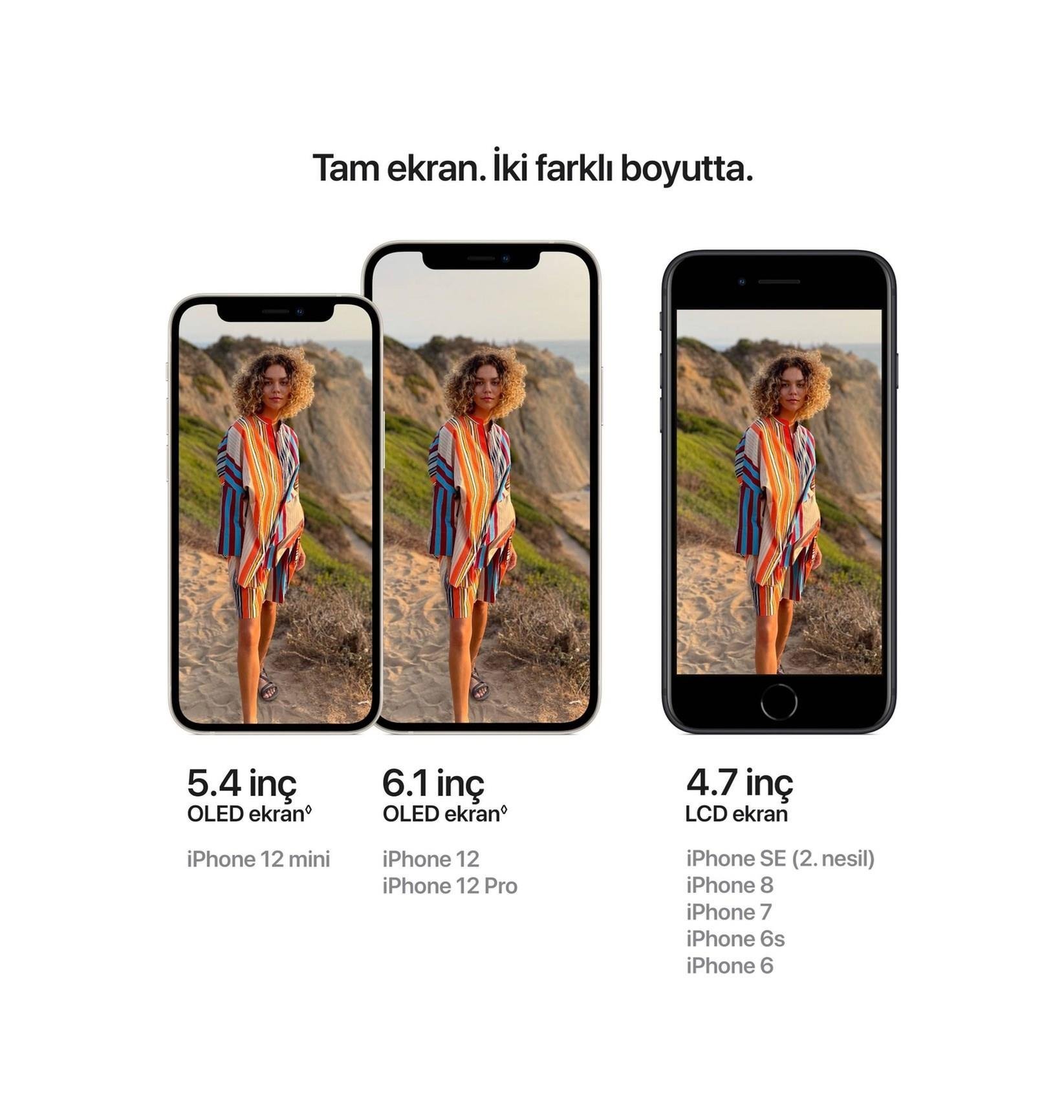 AppleApple iPhone 12 128 GB (Apple Türkiye Garantili) Siyah 128 GB