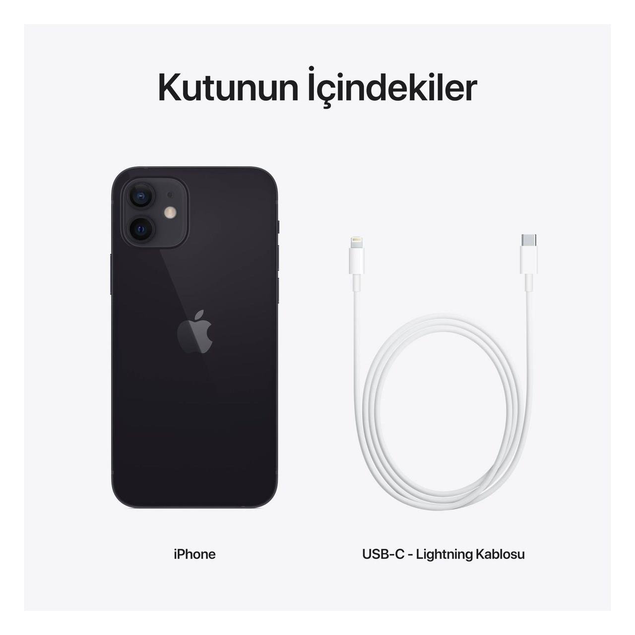 AppleApple iPhone 12 128 GB (Apple Türkiye Garantili) Siyah 128 GB