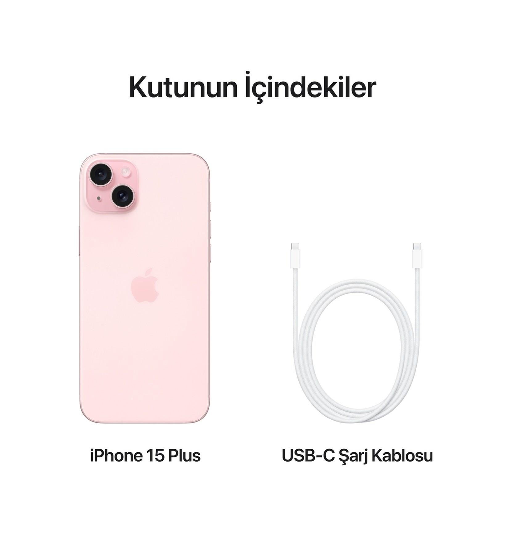 AppleApple iPhone 15 Plus 512 GB (Apple Türkiye Garantili) Pembe 512 GB