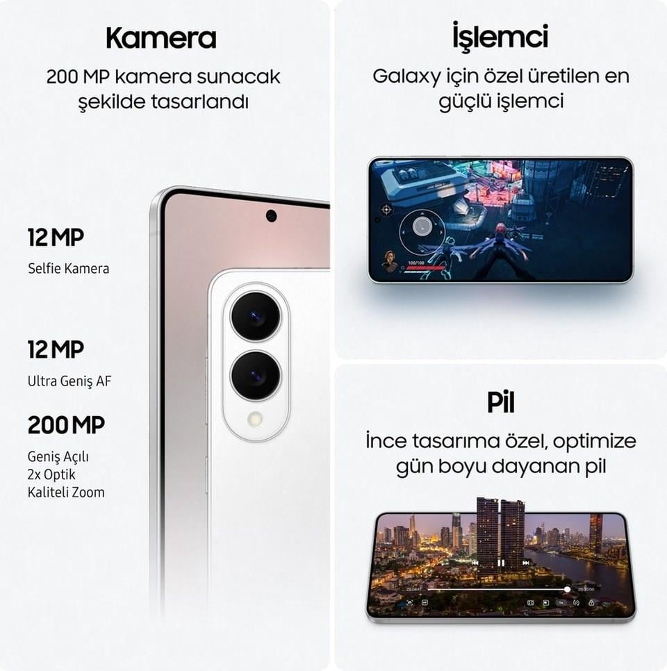 SamsungSamsung Galaxy S25 Edge 512 GB (Samsung Türkiye Garantili) Buz Mavisi 512 GB