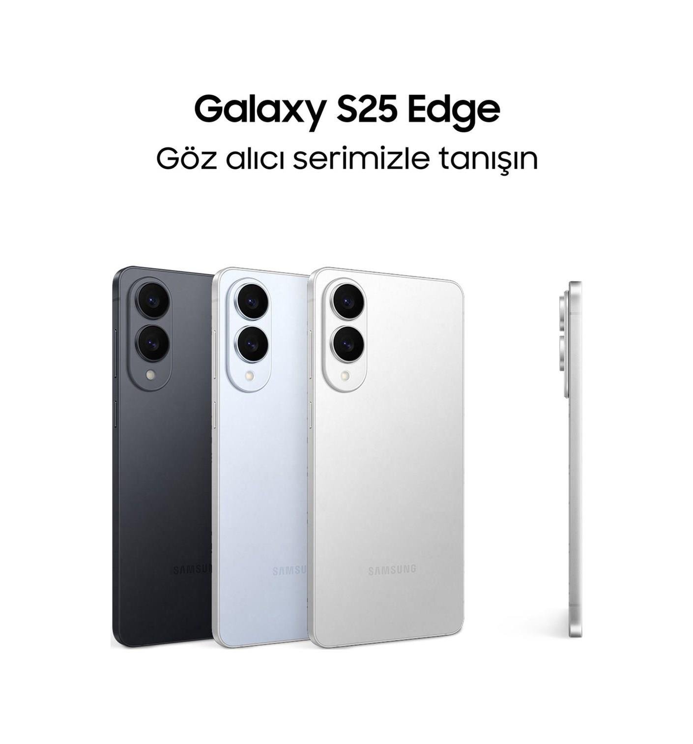 SamsungSamsung Galaxy S25 Edge 512 GB (Samsung Türkiye Garantili) Buz Mavisi 512 GB