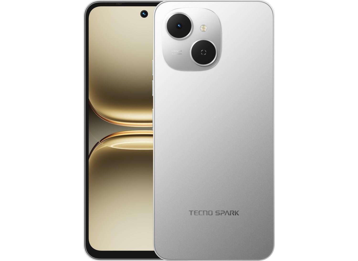 TecnoTecno Spark 40c 128 4 Gb (Tecno Türkiye Garantili) Titanyum Gri
