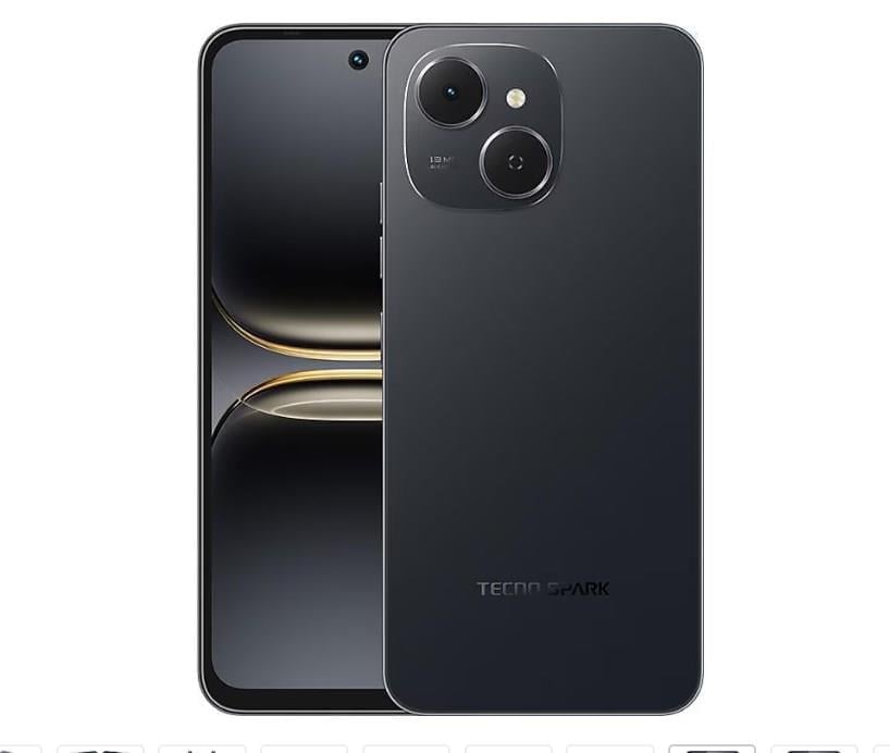 TecnoTecno Spark 40C 128 4 GB (TECNO Türkiye Garantili) Siyah