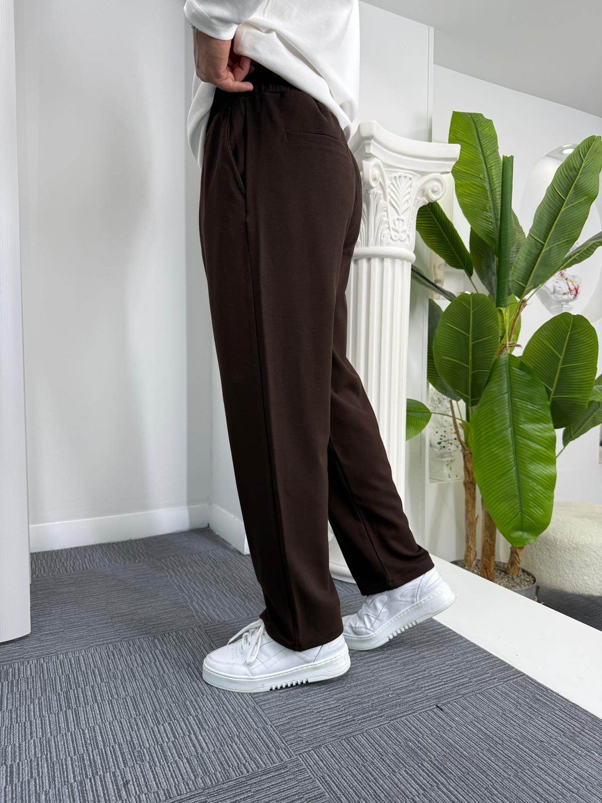 Acı Kahve GG Baggy Gabardin Pantolon