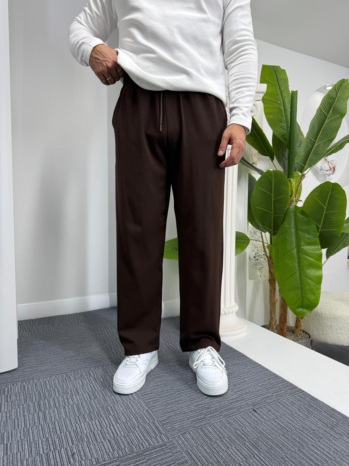 Acı Kahve GG Baggy Gabardin Pantolon