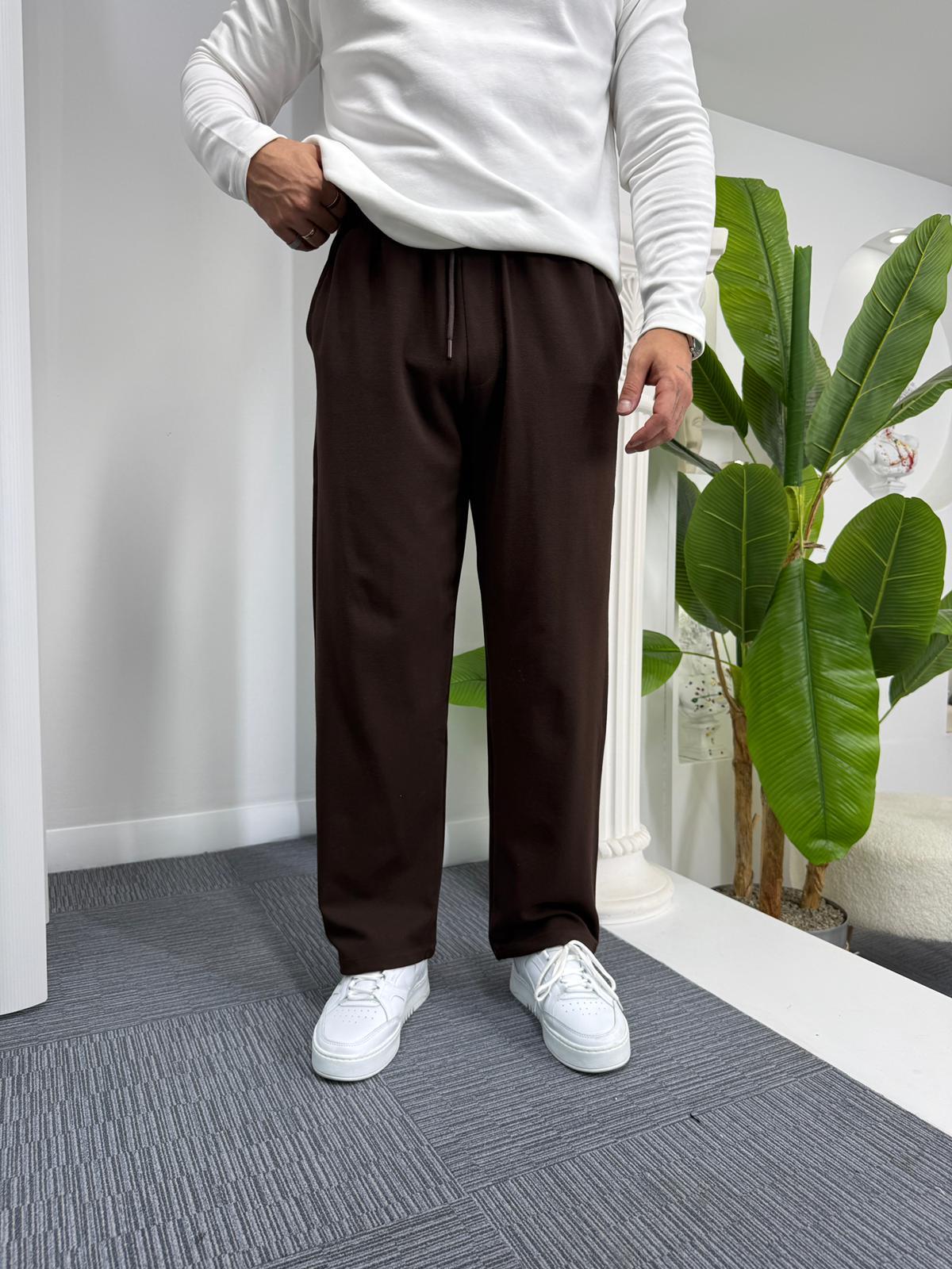 Acı Kahve GG Baggy Gabardin Pantolon