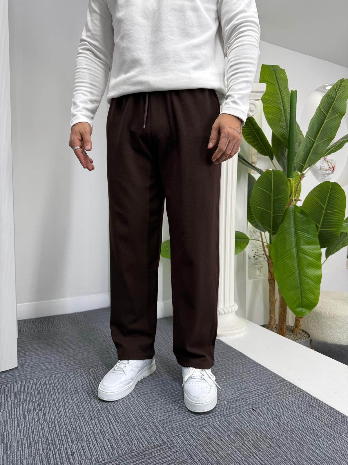 Acı Kahve GG Baggy Gabardin Pantolon