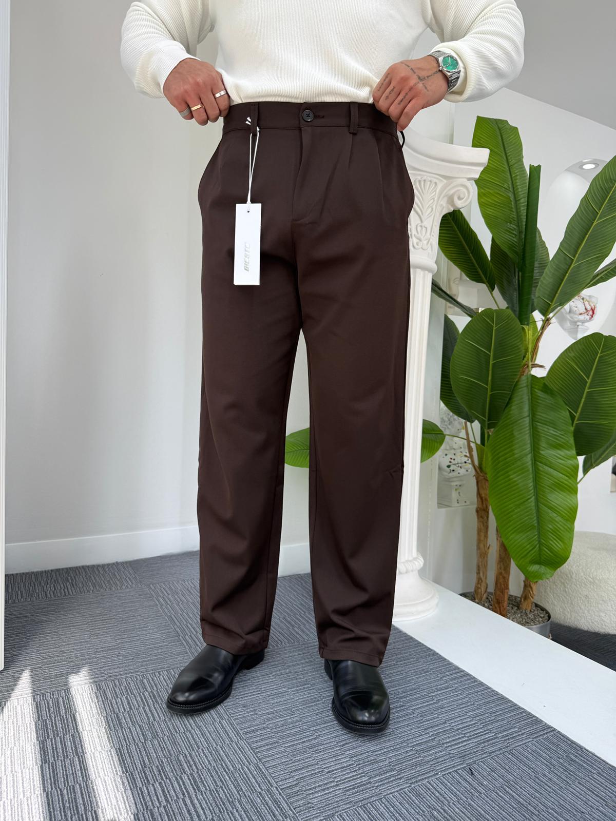 Acı Kahve GG Premium Baggy Kumaş Pantolon