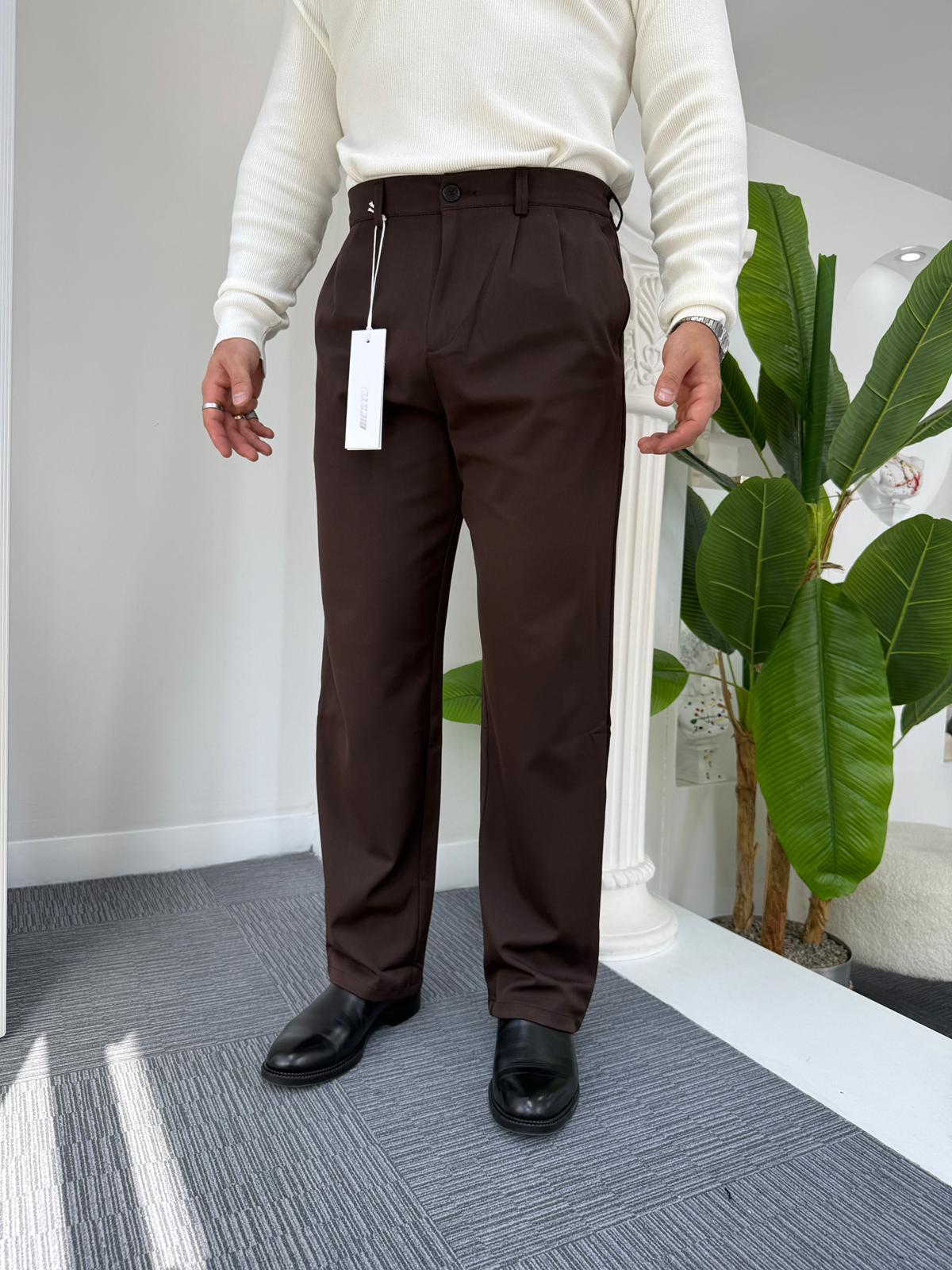 Acı Kahve GG Premium Baggy Kumaş Pantolon