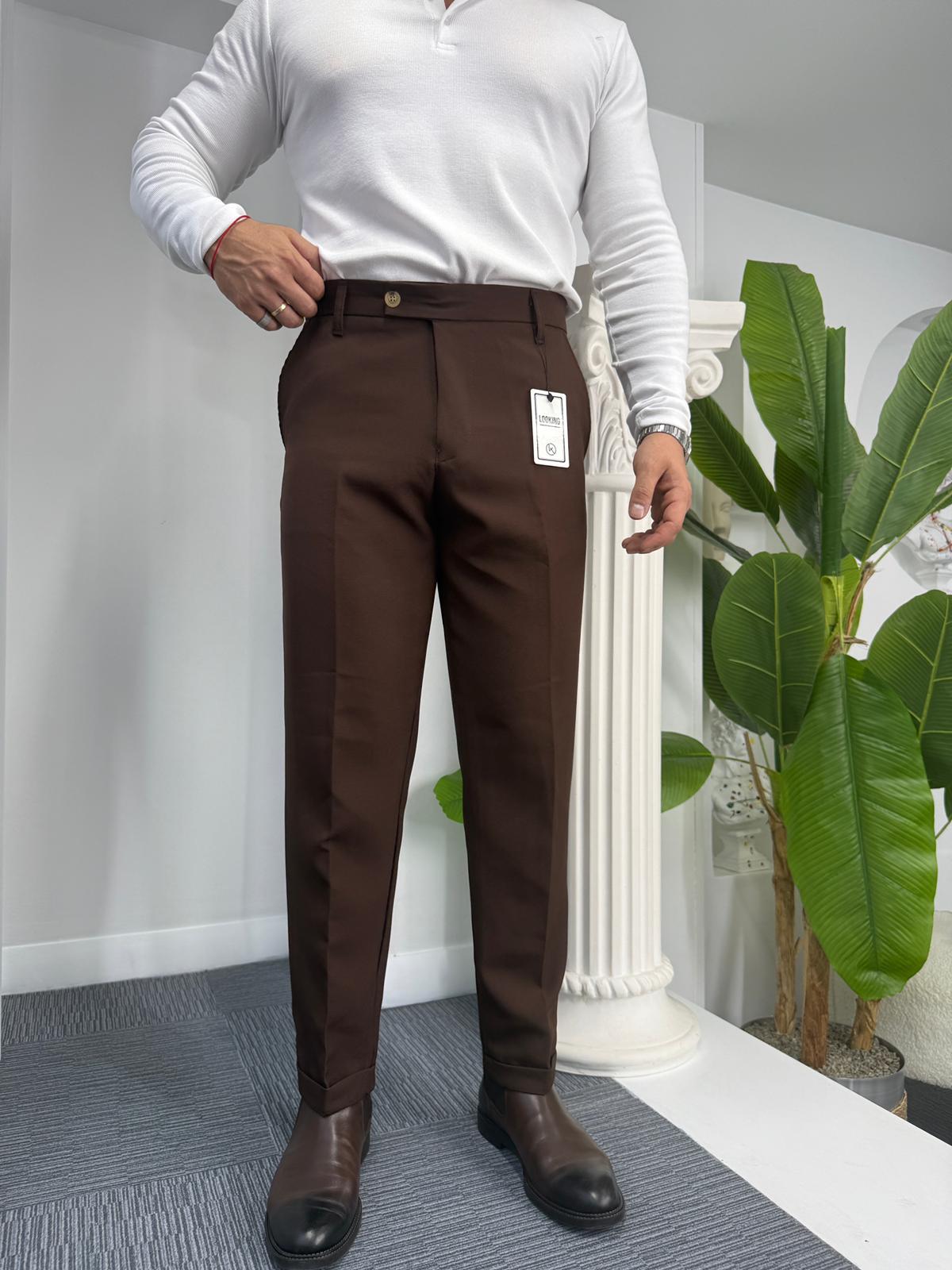 Acı Kahve LK Kışlık Duble Paça Pantolon