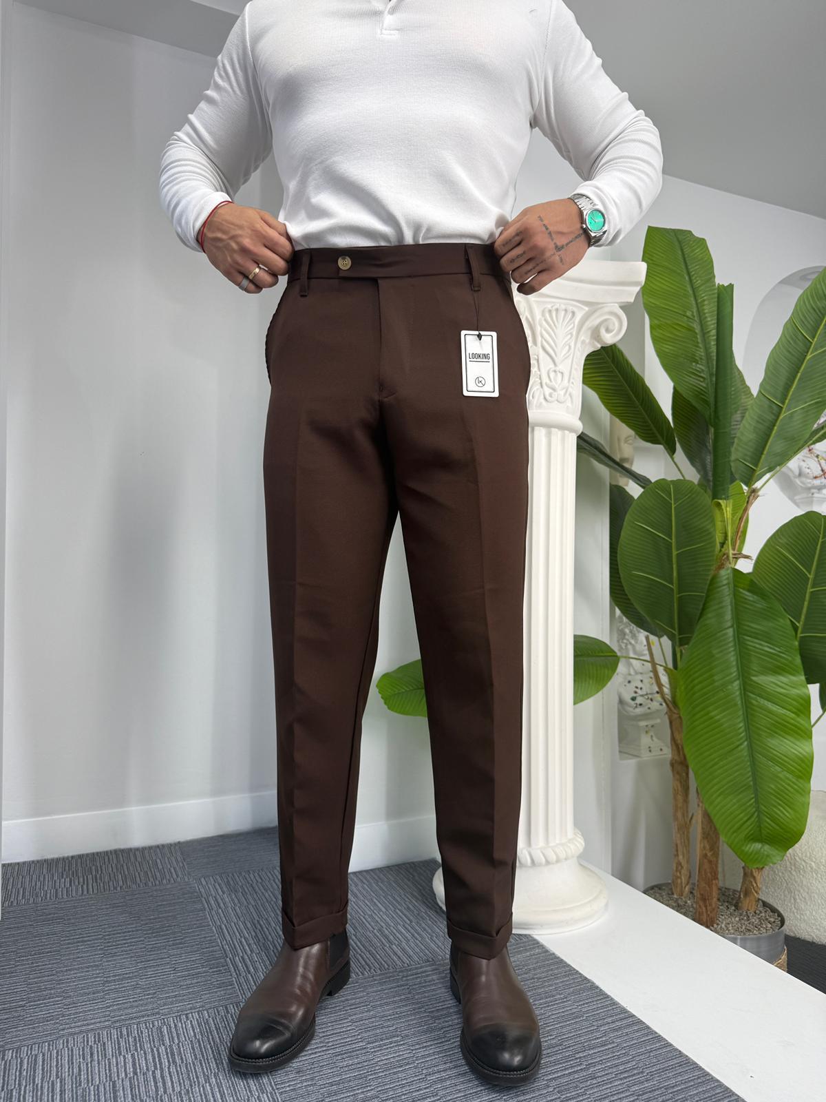 Acı Kahve LK Kışlık Duble Paça Pantolon