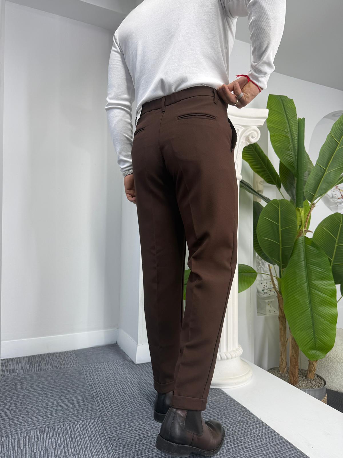 Acı Kahve LK Kışlık Duble Paça Pantolon