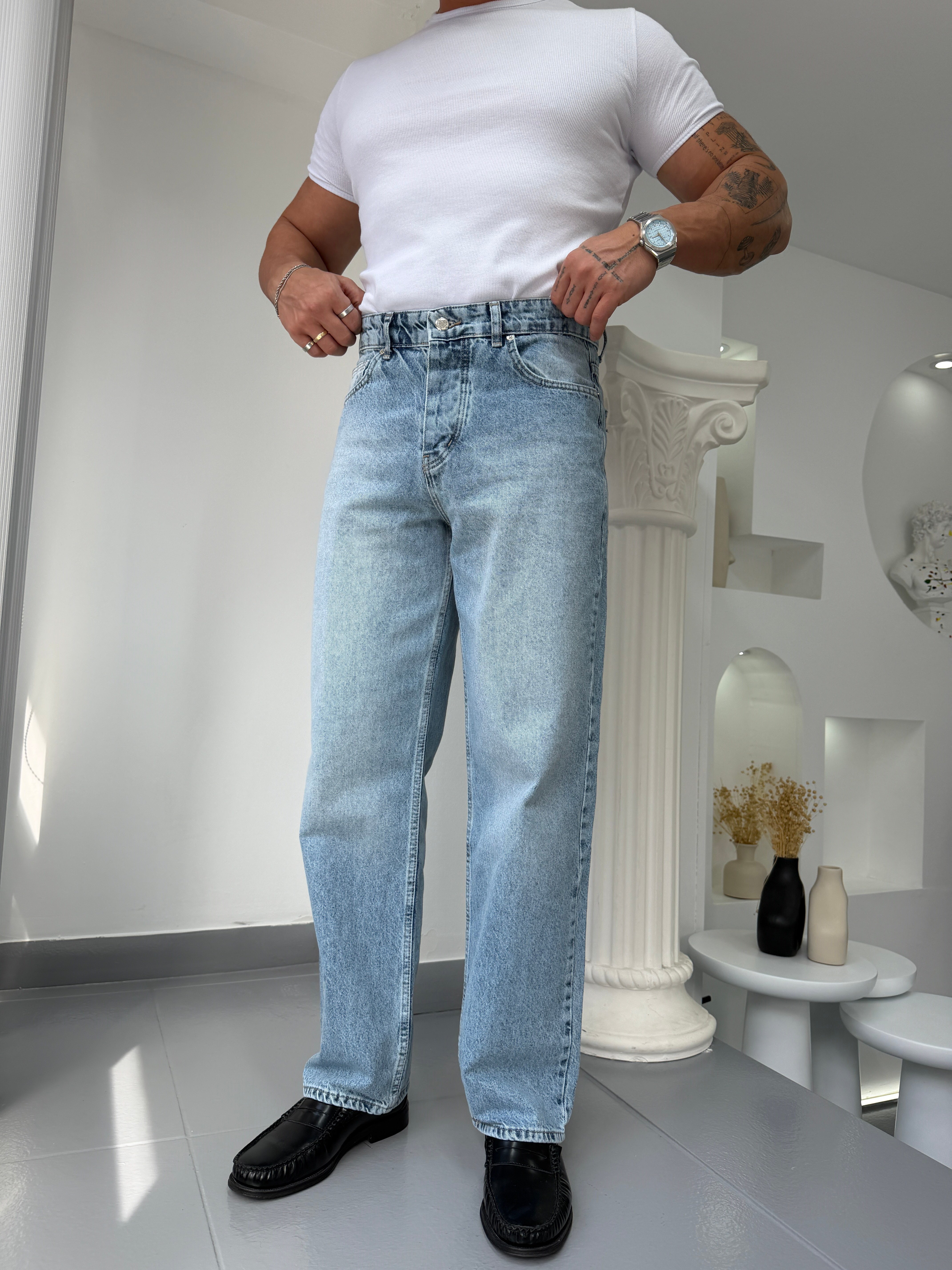 Açık Mavi GG Basic Regular Jean