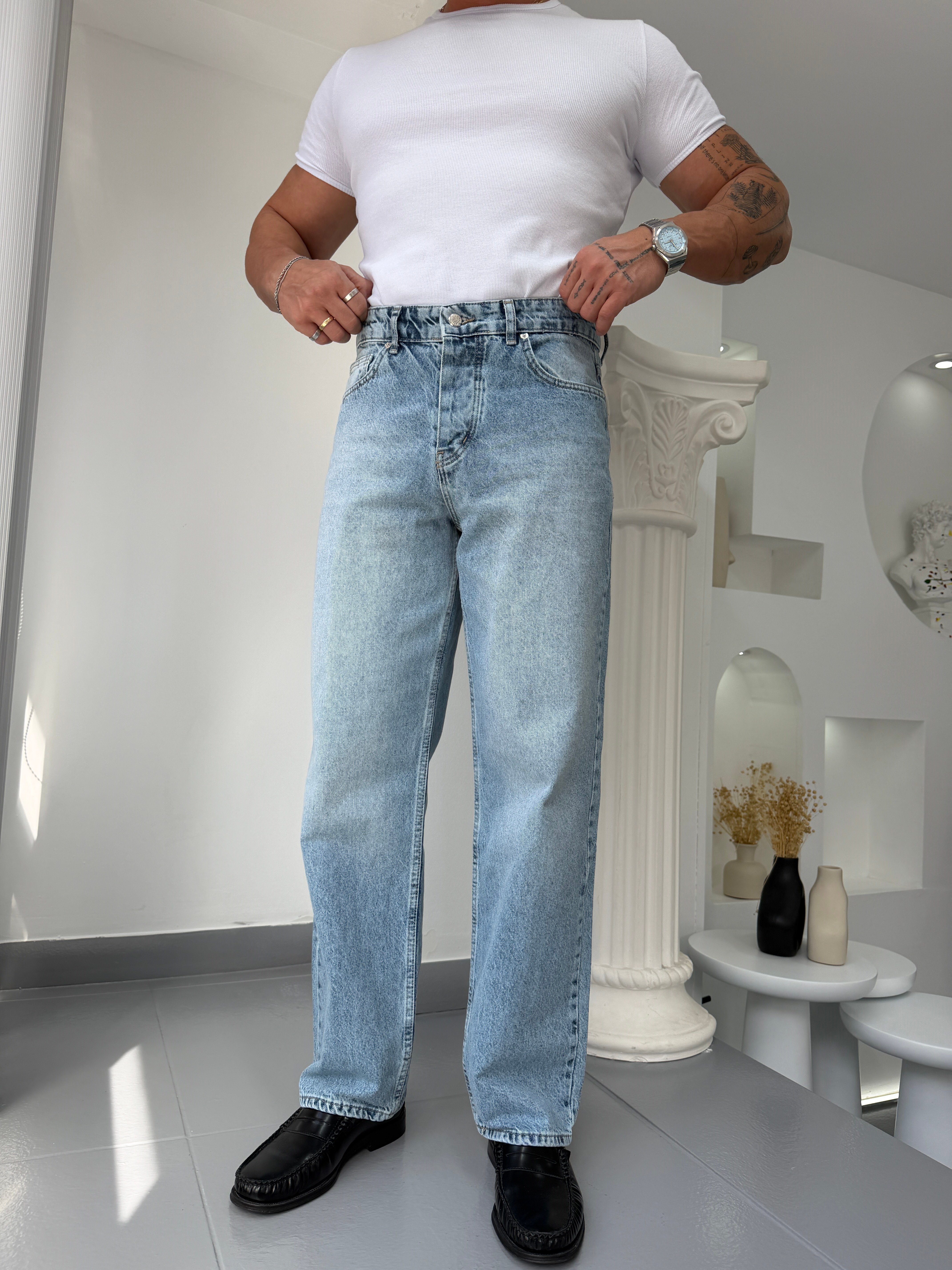 Açık Mavi GG Basic Regular Jean
