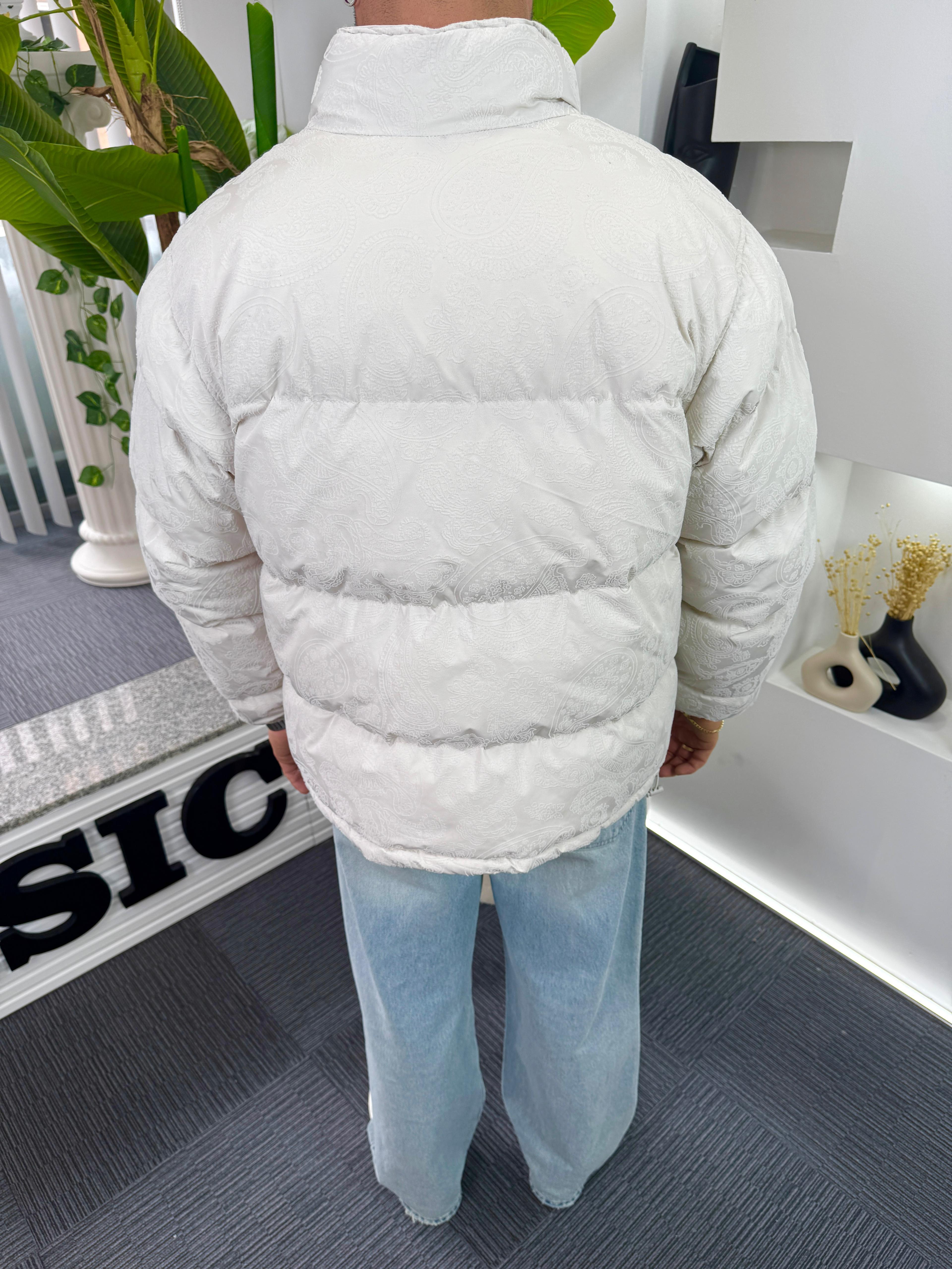 Ekru Şişme Giesto Flok Mont
