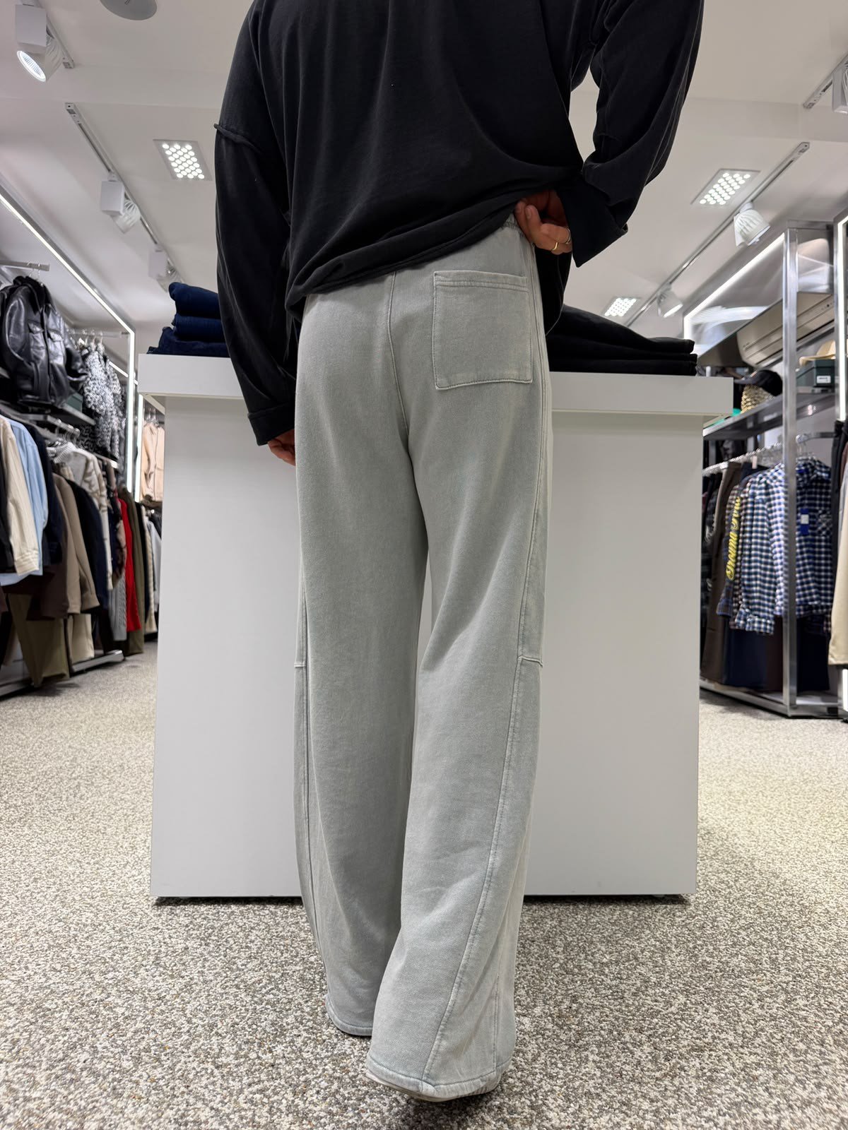 Gri RL Yıkamalı Orbit Baggy Eşofman