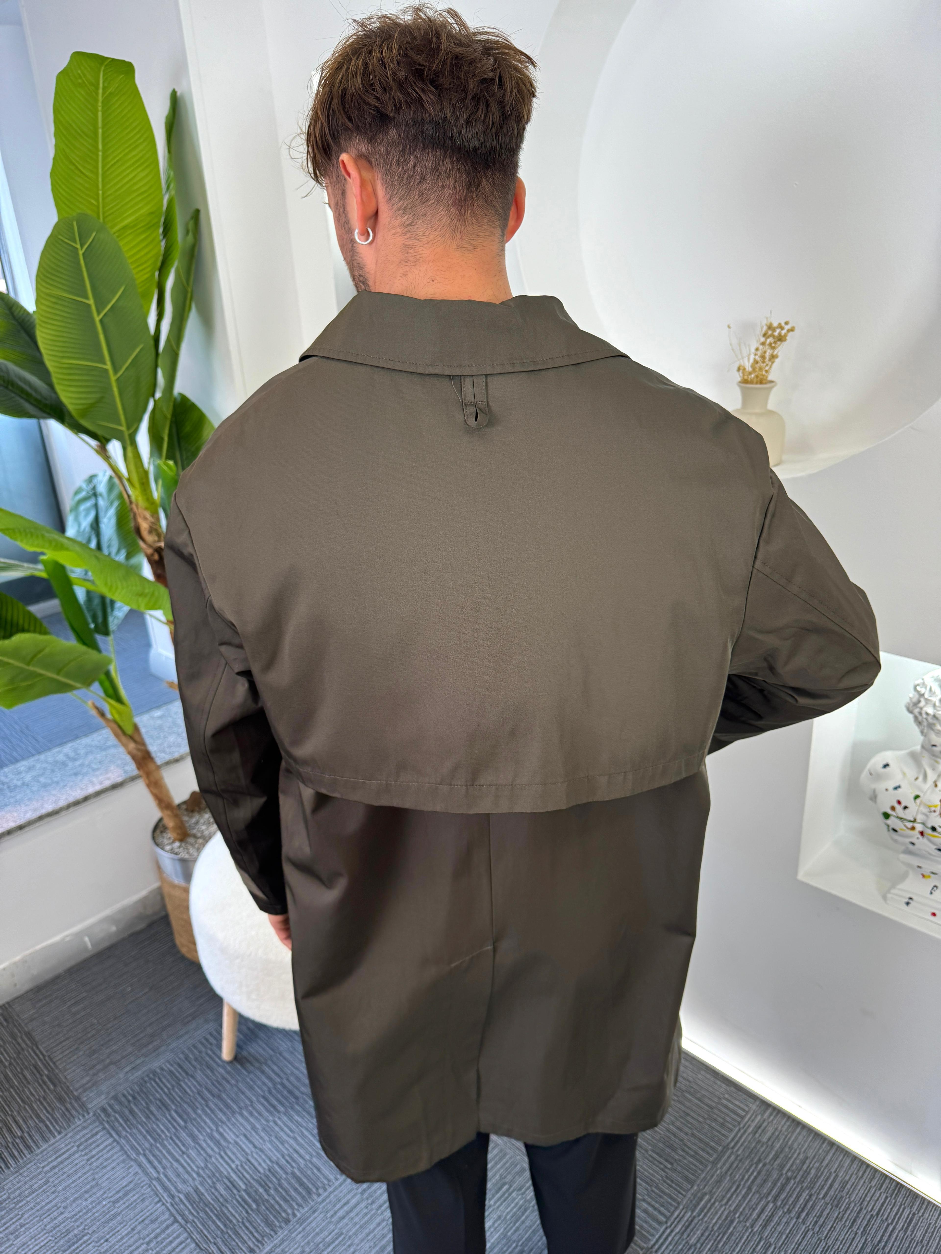 Haki Oversize Giesto Trençkot