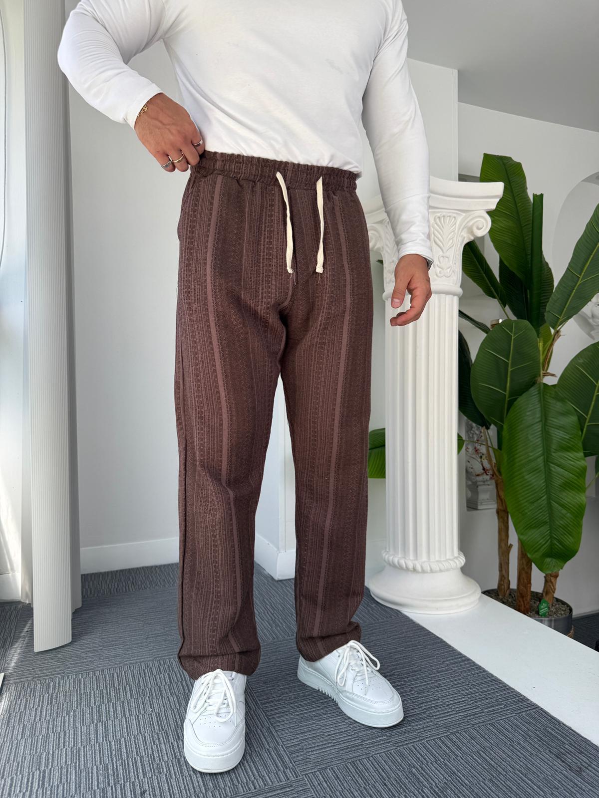 Kahve Desenli Mr Baggy Eşofman