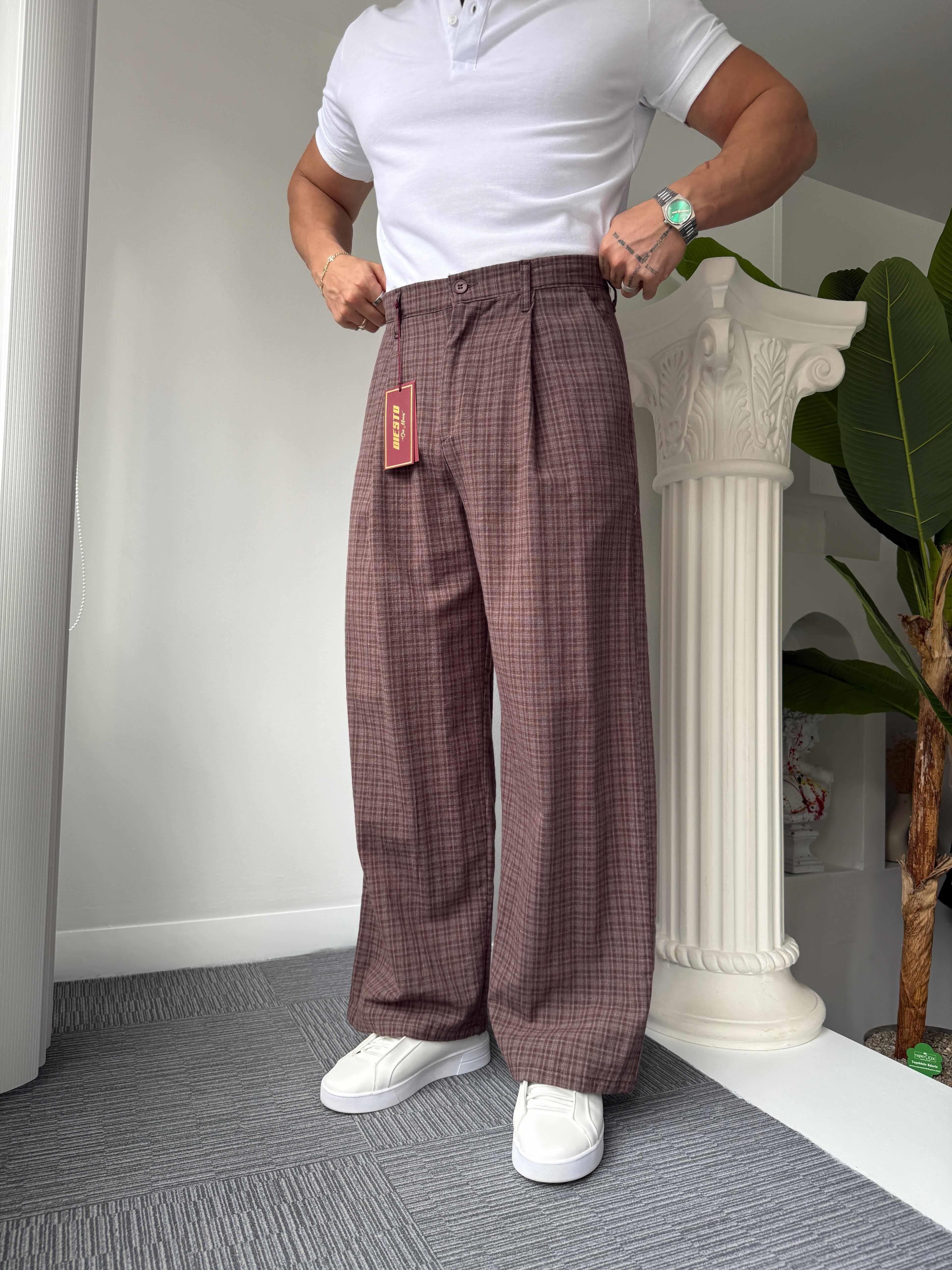 Kahve Lotus GG Baggy Pantolon