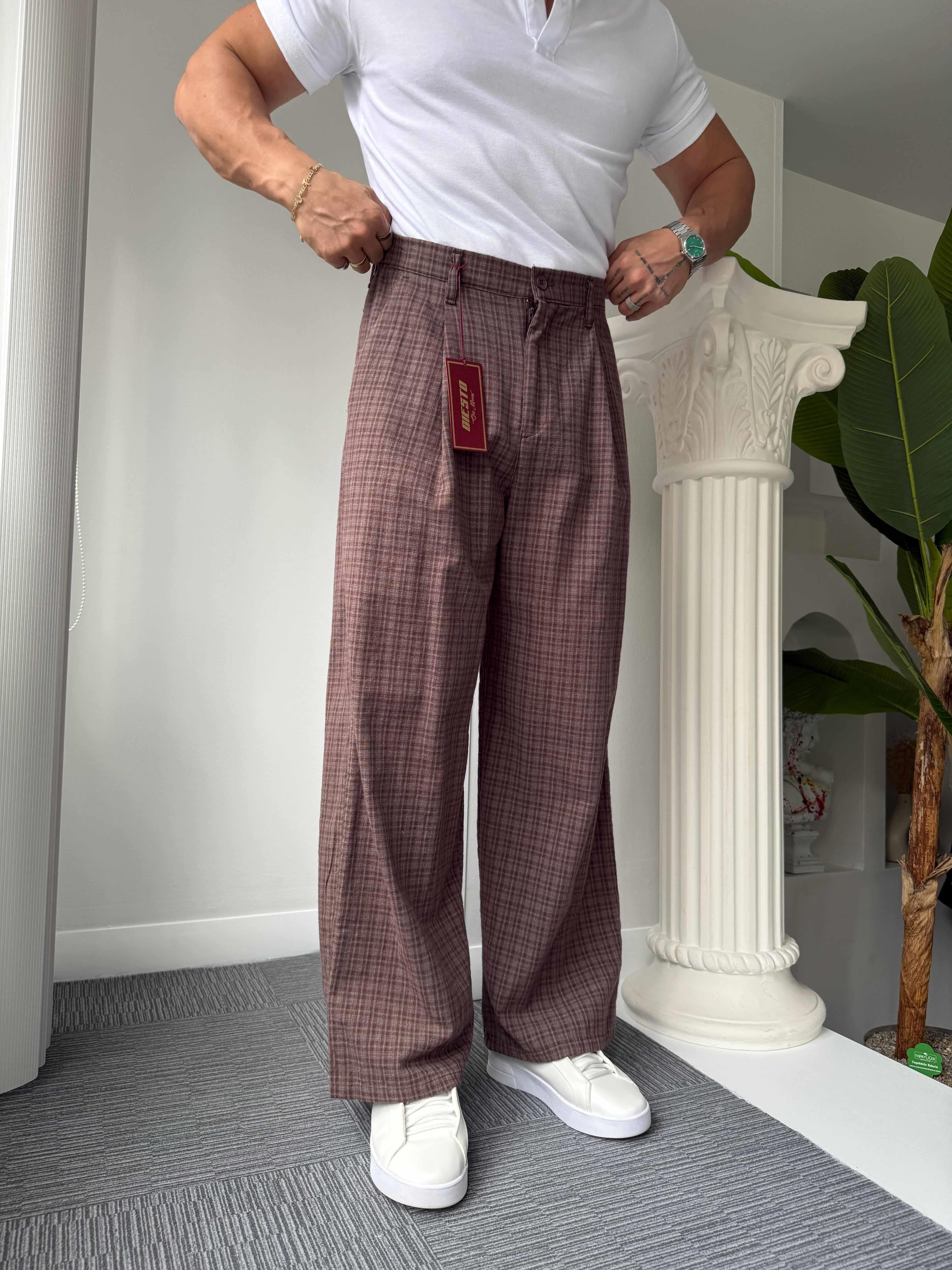 Kahve Lotus GG Baggy Pantolon