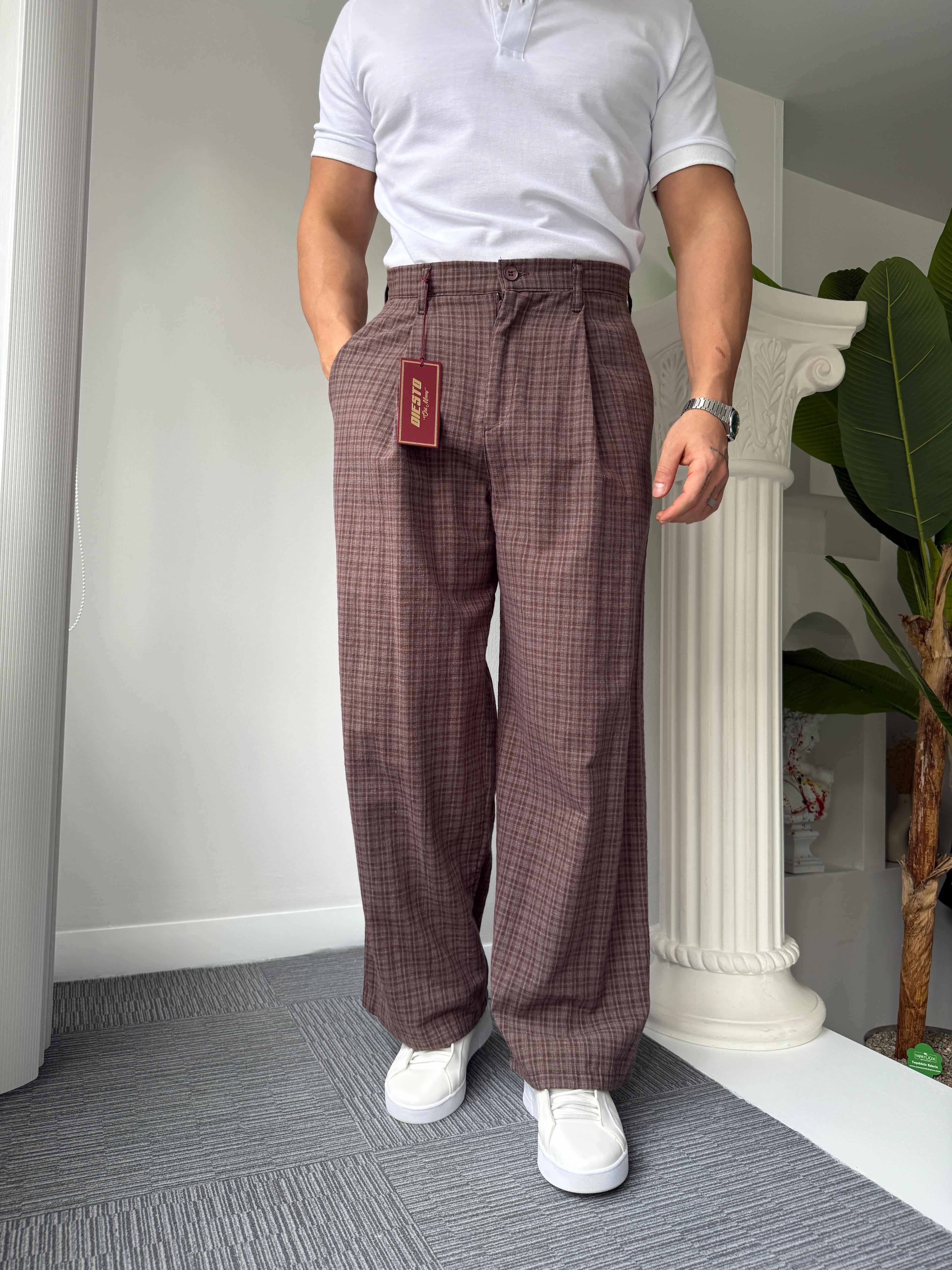 Kahve Lotus GG Baggy Pantolon