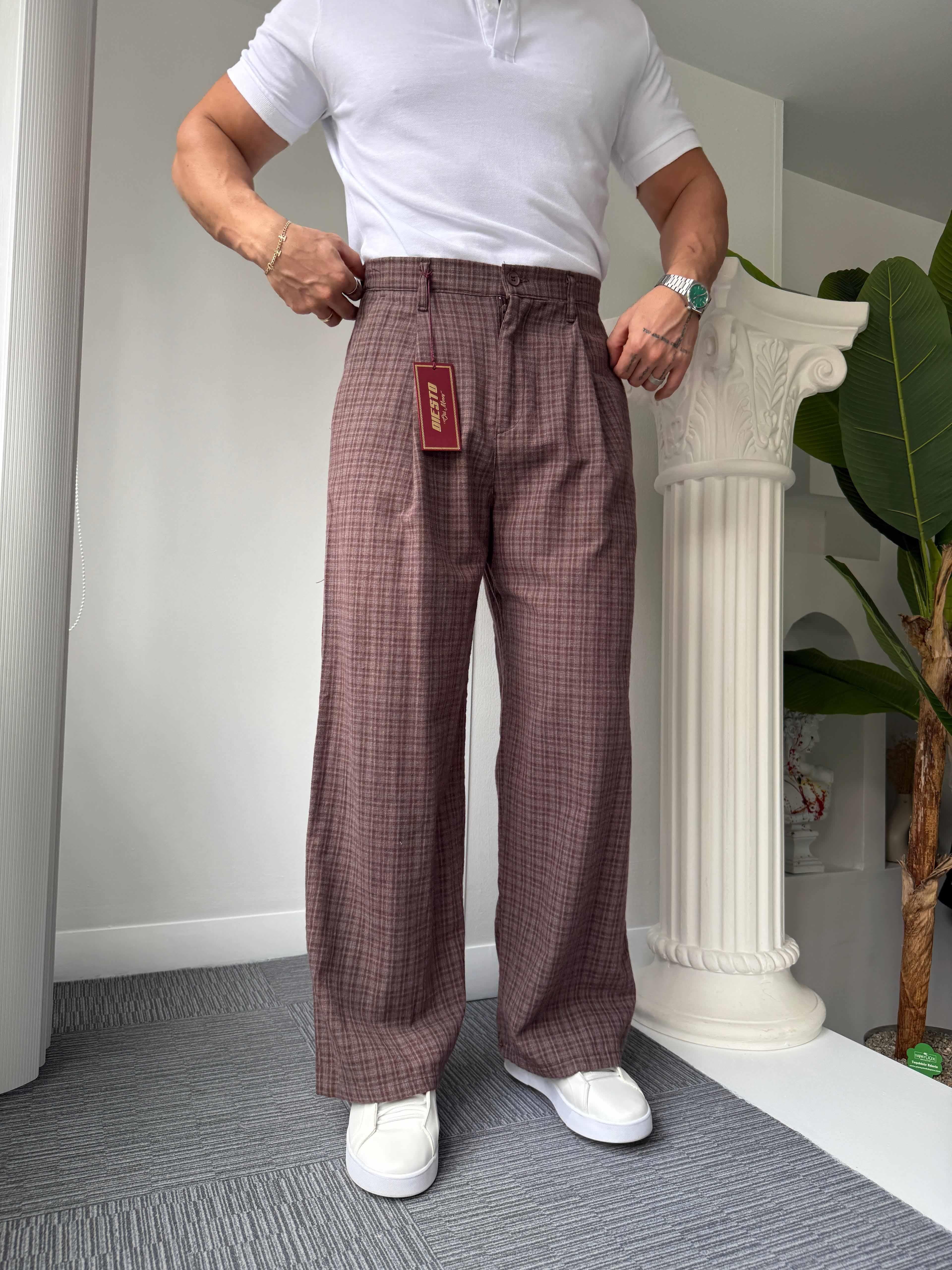 Kahve Lotus GG Baggy Pantolon